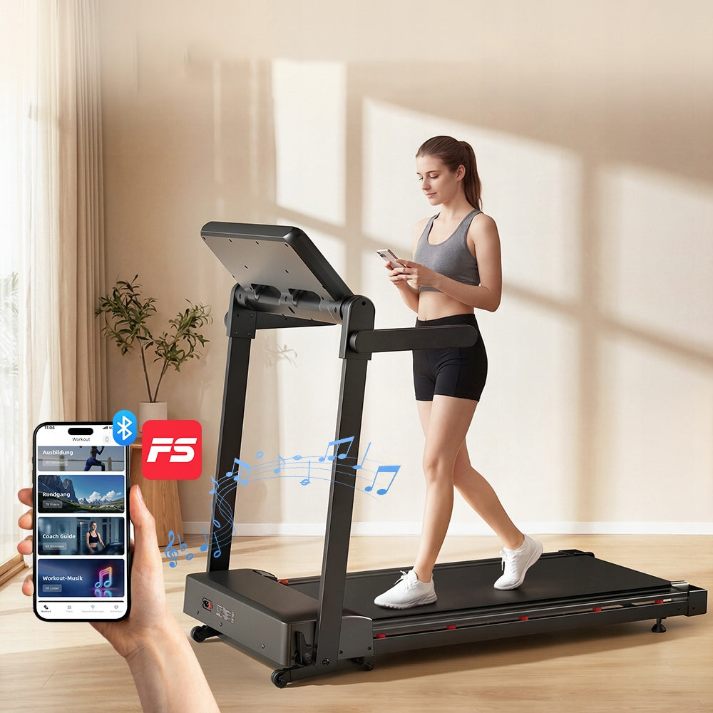 Home Electric Treadmill APP Bluetooth 14km/h 15% slope 150kg Manufacturer code Bieżnia elektryczna mocna 3HP