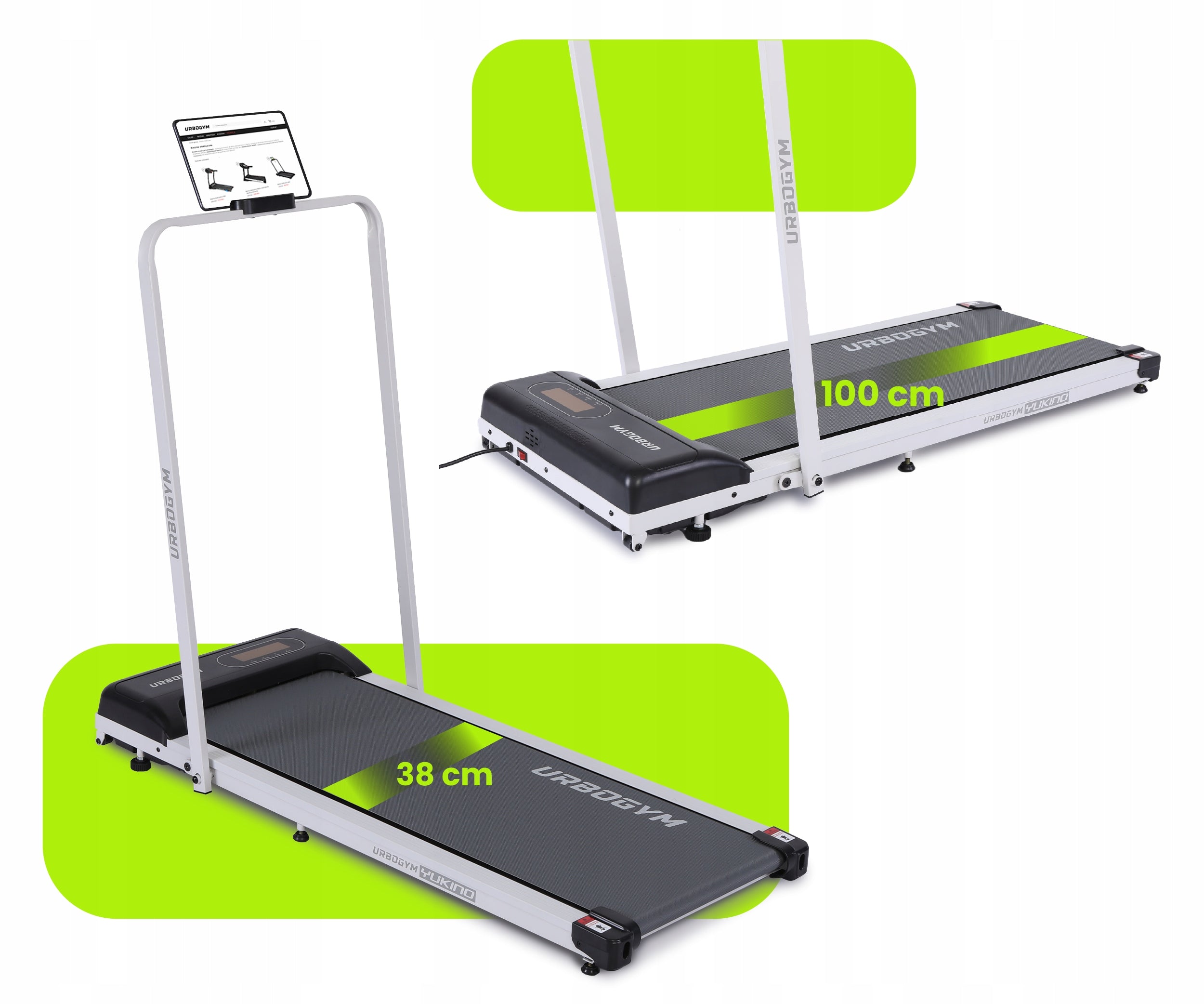 Home Electric Treadmill Folding For Walking Under Desk Up to 110kg Yukino Packaging status original
