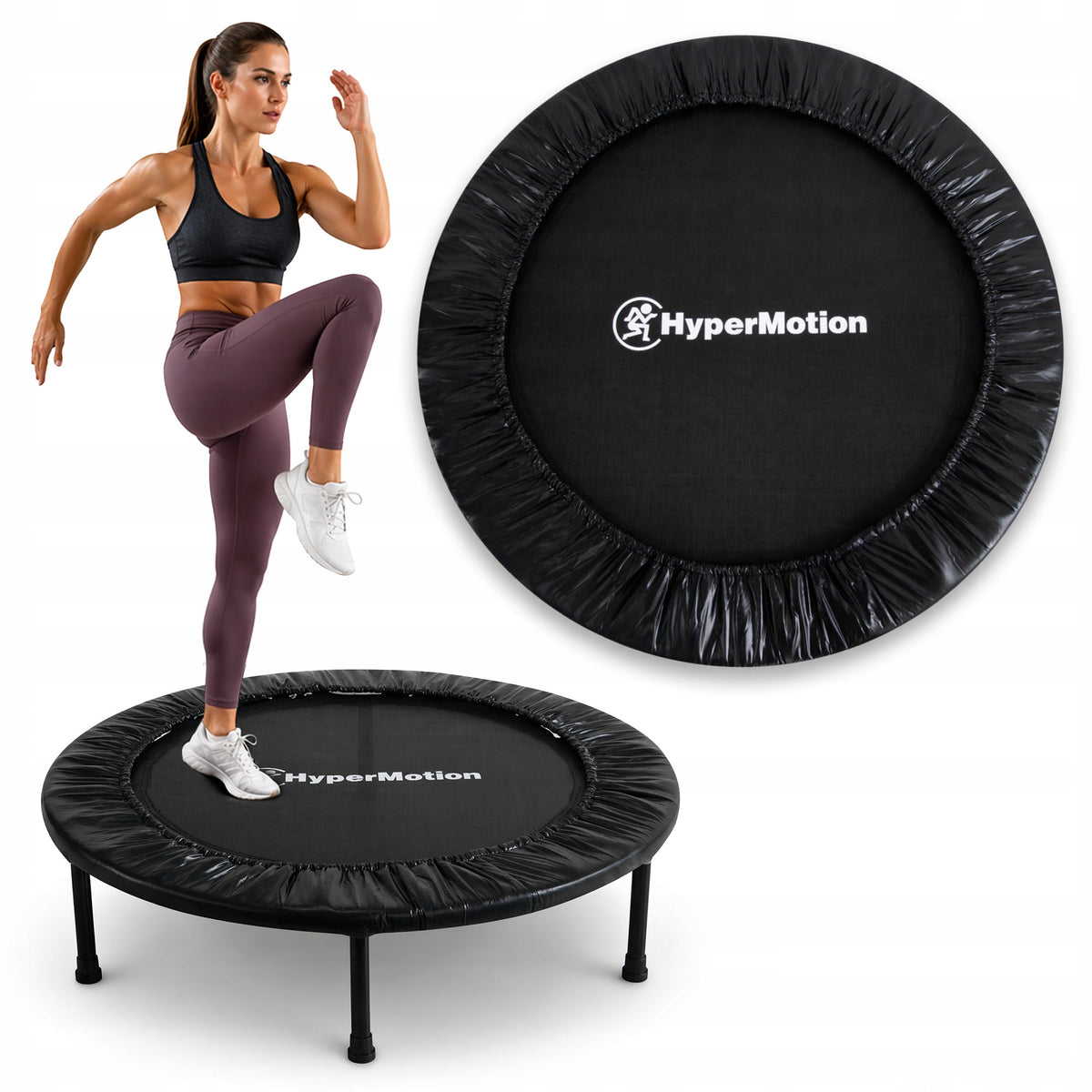 Home Fitness Trampoline 91 cm - Black