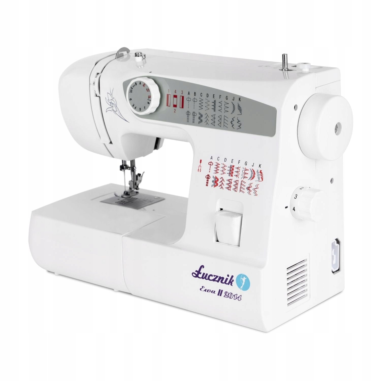 Home Mechanical SEWING MACHINE 38 sewing programs Łucznik Ewa II Brand Łucznik