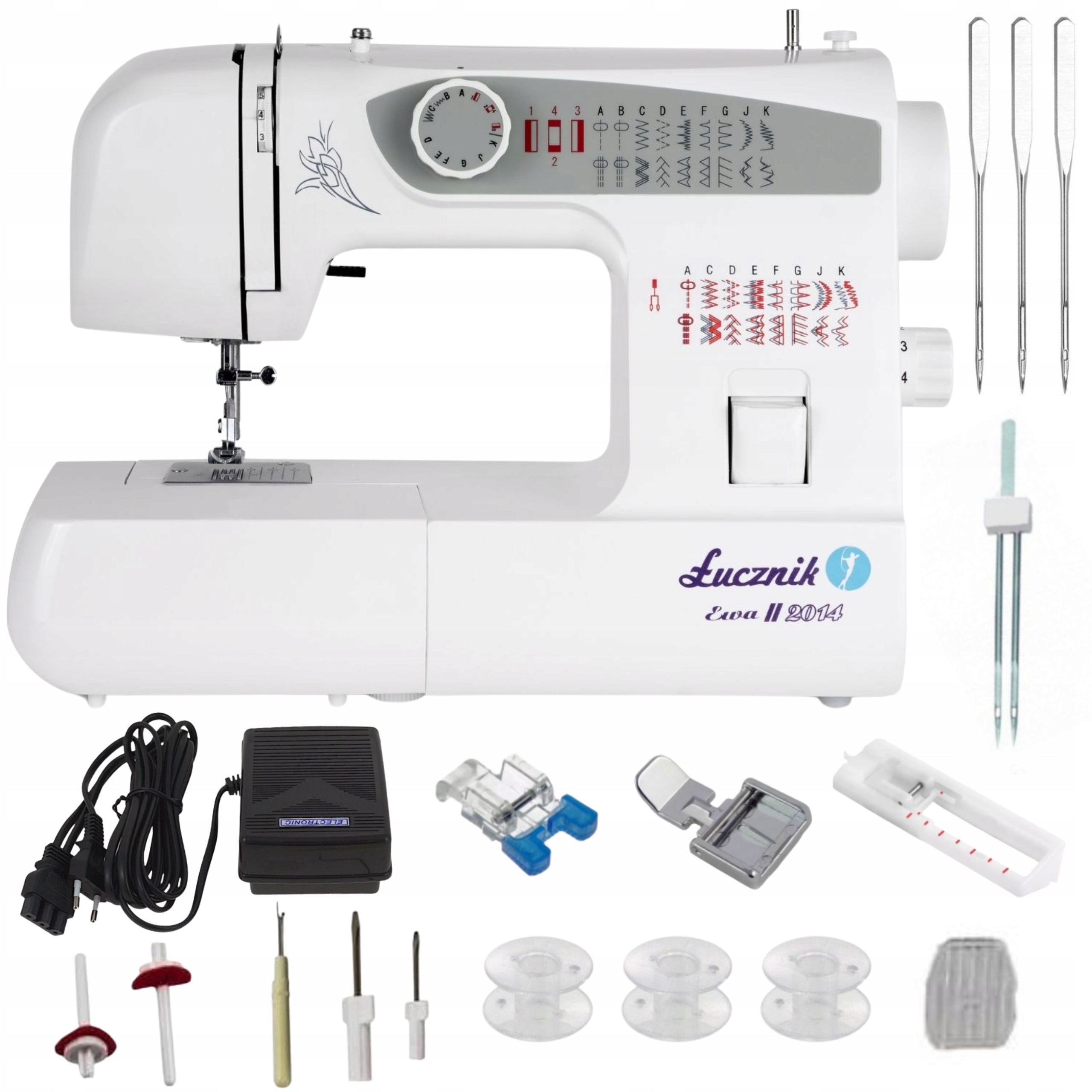 Home Mechanical SEWING MACHINE 38 sewing programs Łucznik Ewa II