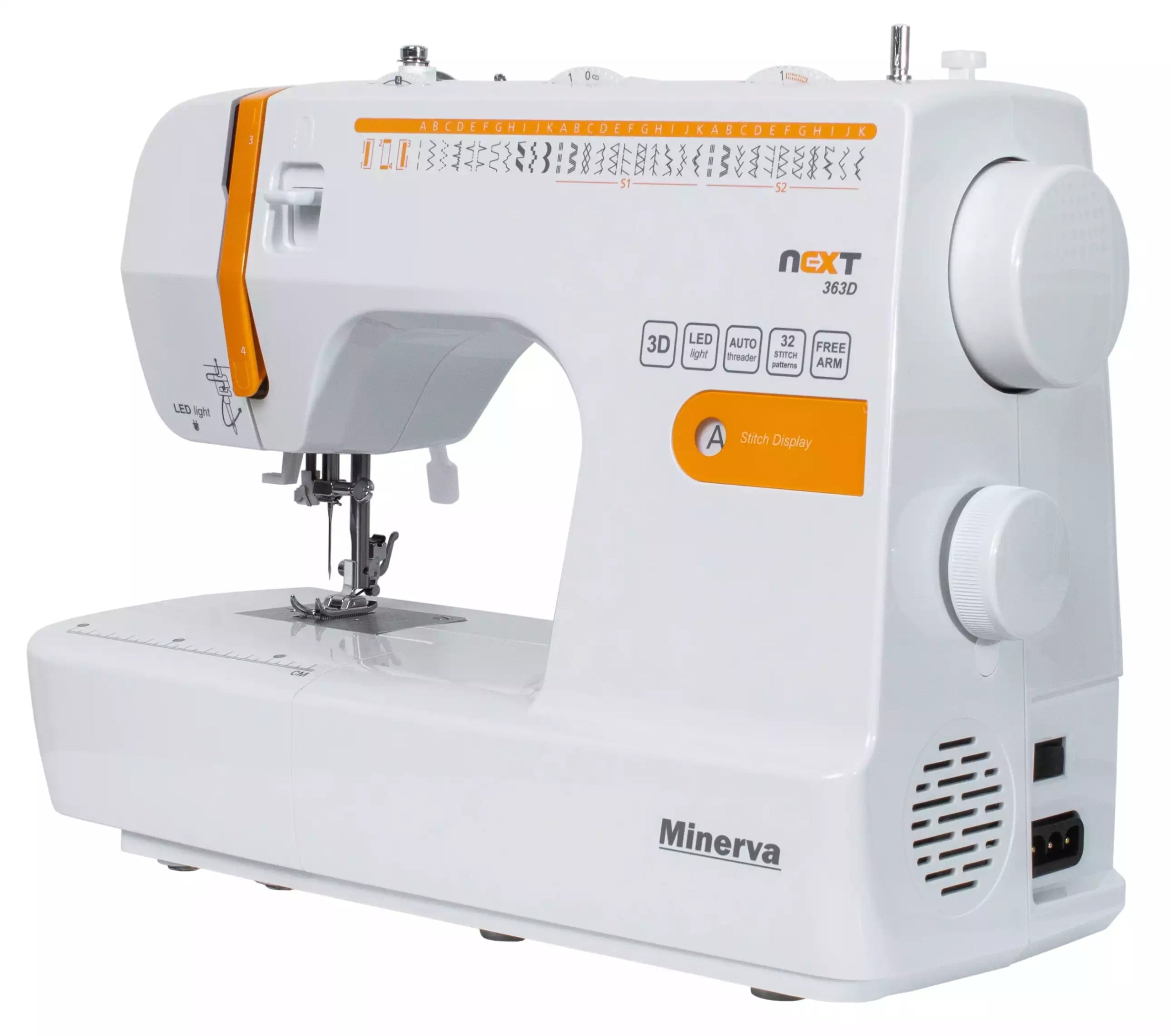 Home Mechanical Sewing Machine Durable MINERVA NEXT 363D II Brand Minerva