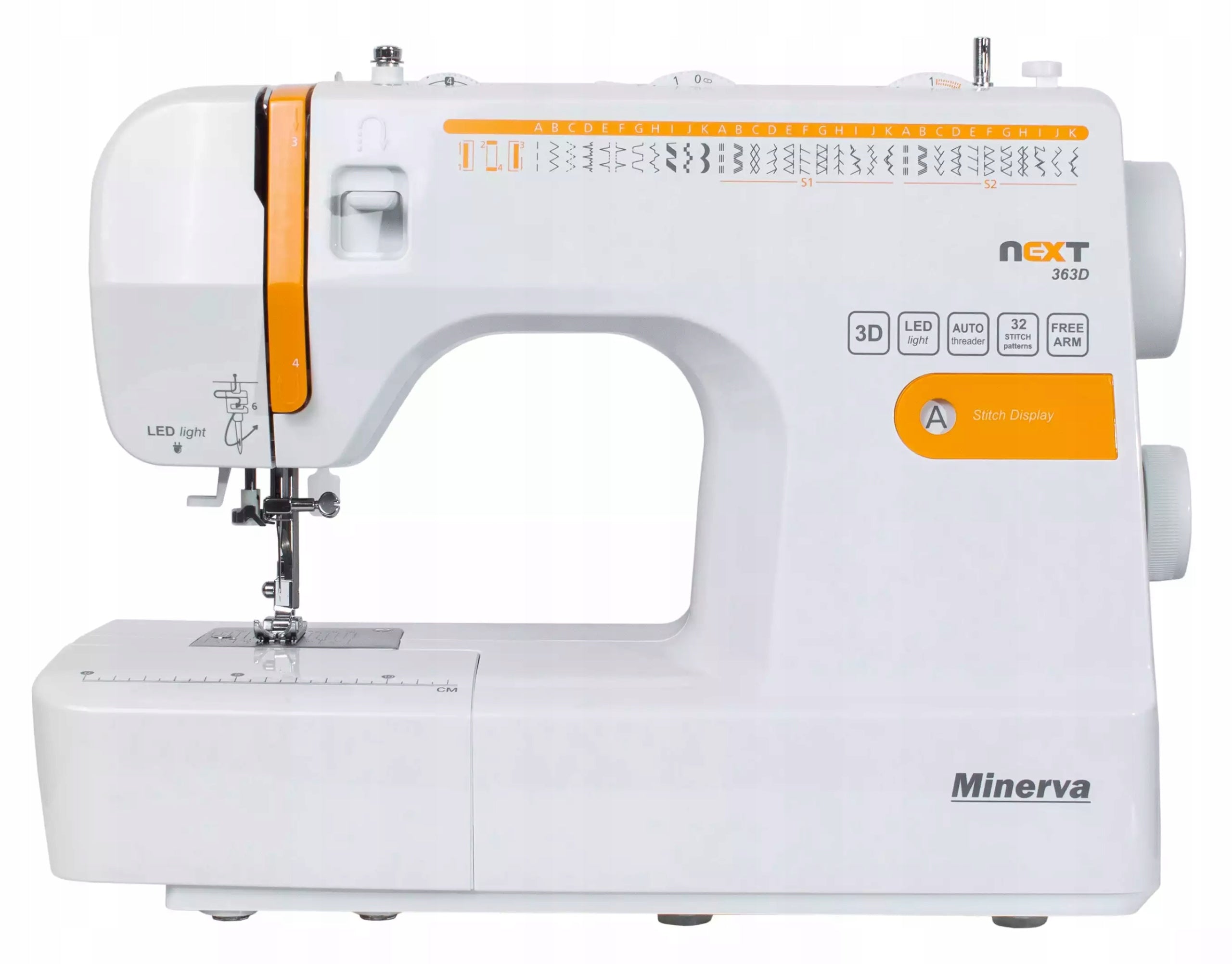 Home Mechanical Sewing Machine Durable MINERVA NEXT 363D II Manufacturer code MINERVA NEXT 363D II