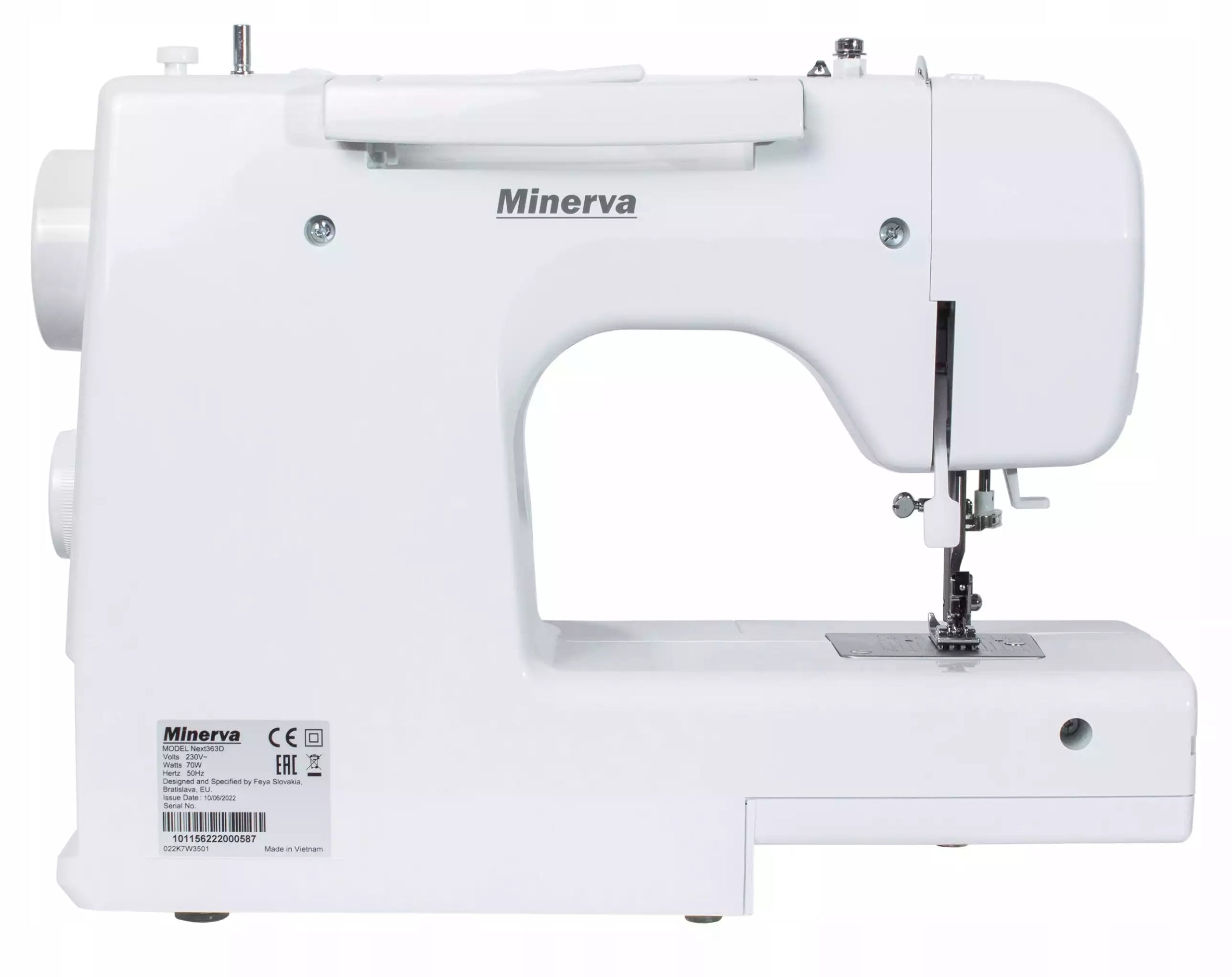 Home Mechanical Sewing Machine Durable MINERVA NEXT 363D II Model NEXT 363D II
