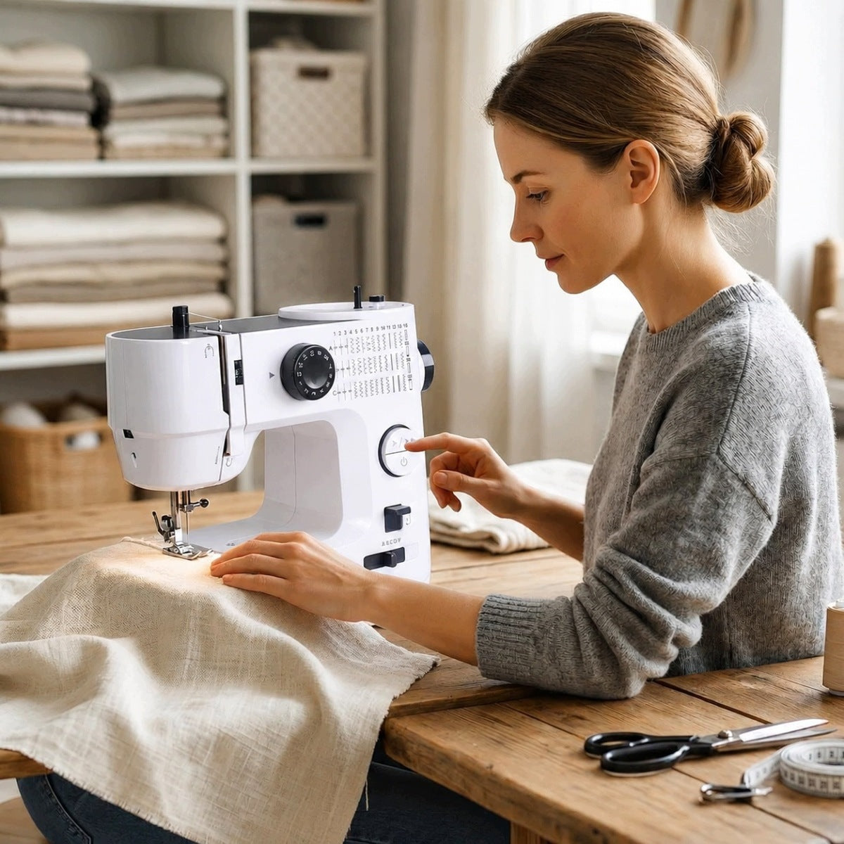 Home Mechanical Sewing Machine Easy for Kids – Mini Brand no brand