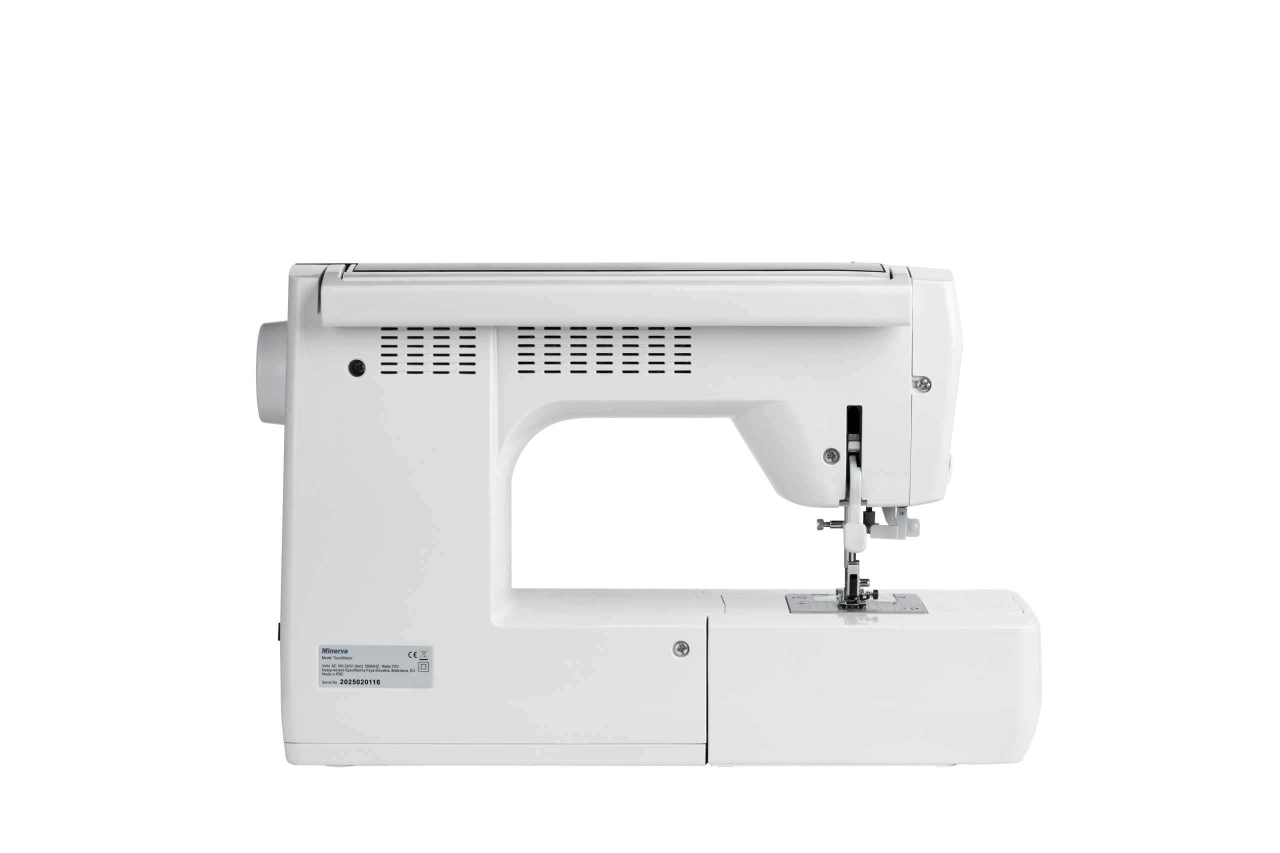 Home Sewing Machine Computer Touch LCD Screen Minerva TouchDecor Hook rotating