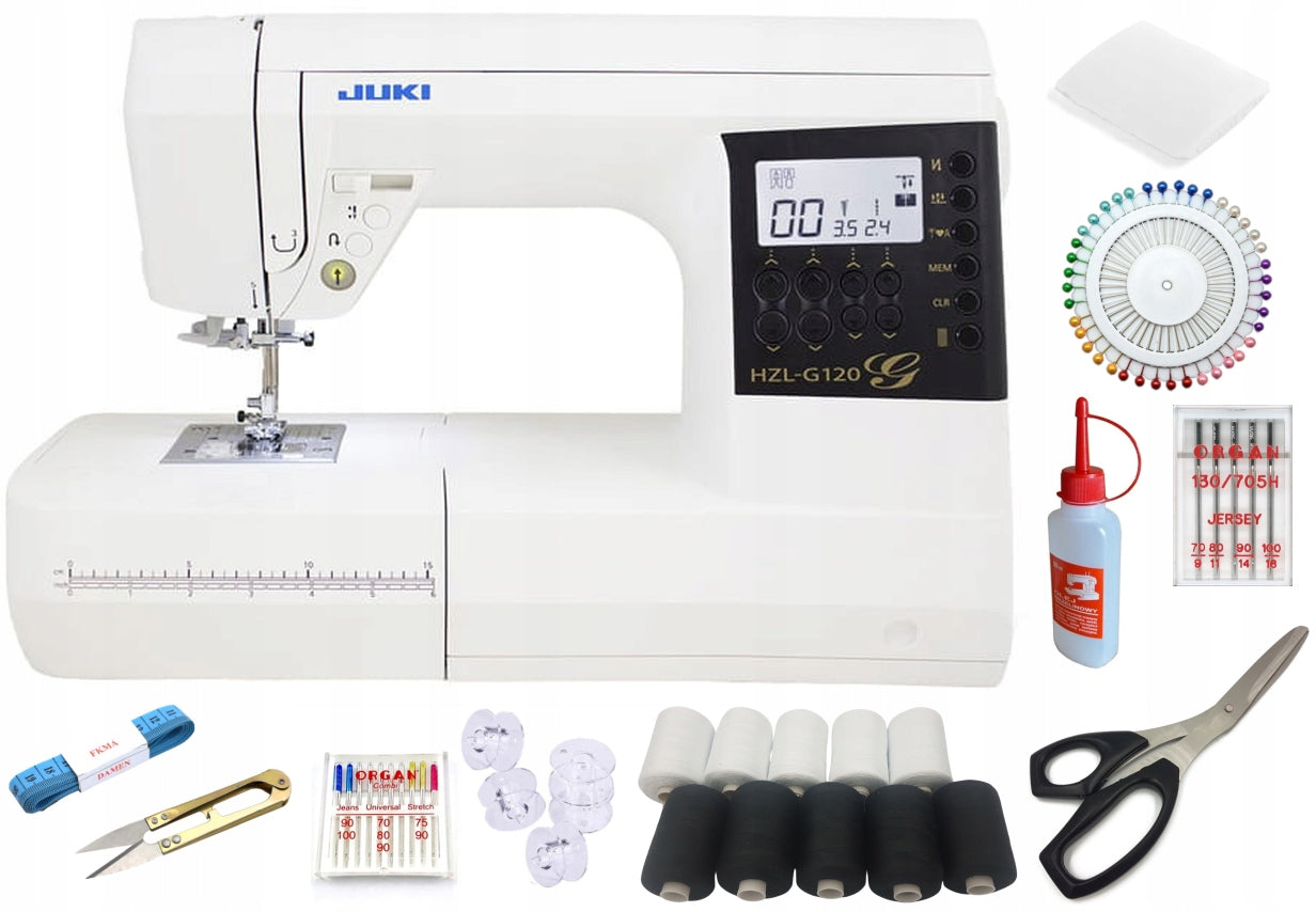 Home Sewing Machine Durable JUKI HZL-G120 + FREEBIES