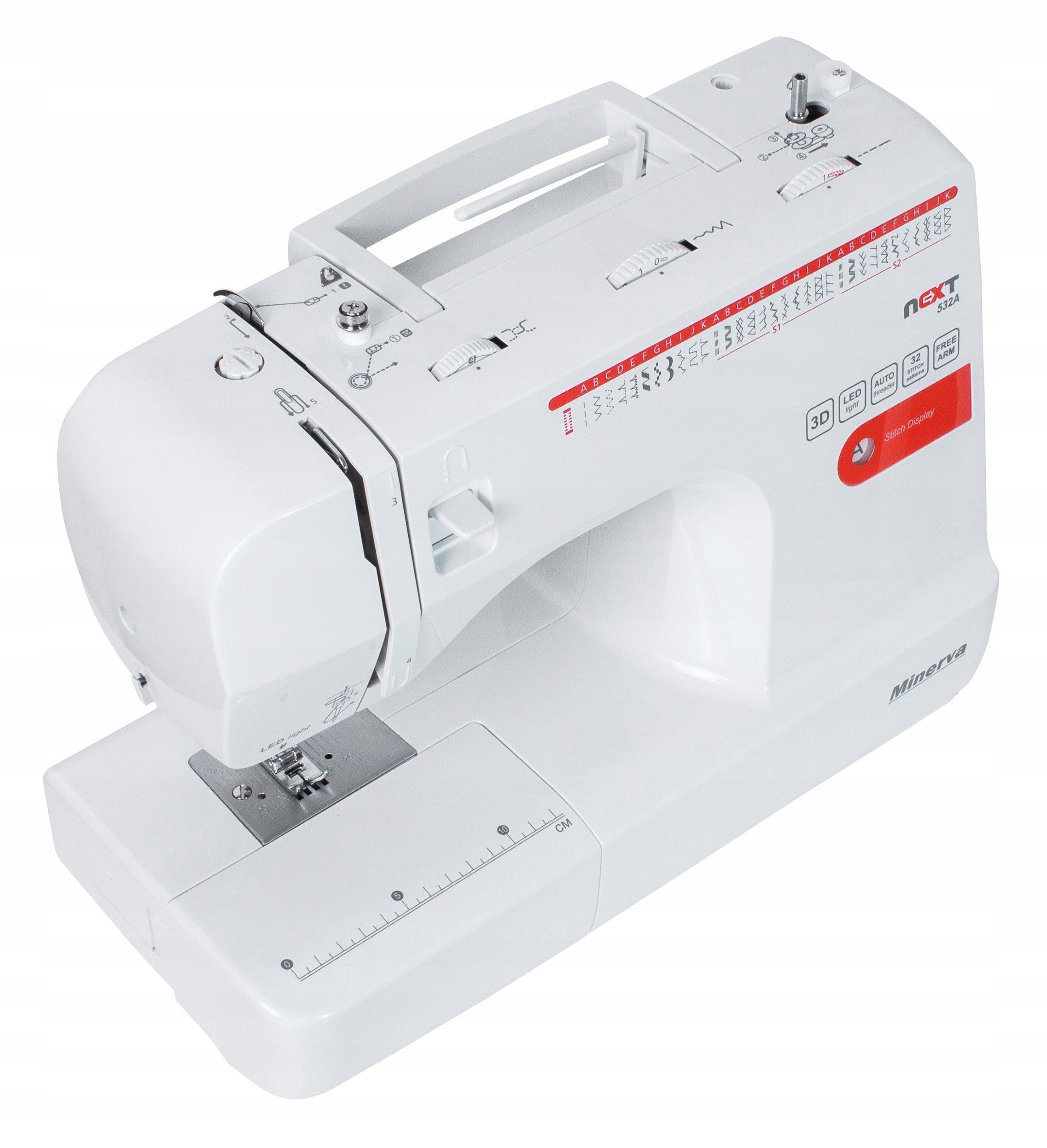 Home Sewing Machine Mechanical Durable Minerva Next 532A 36 Stitches Manufacturer code NEXT 532A