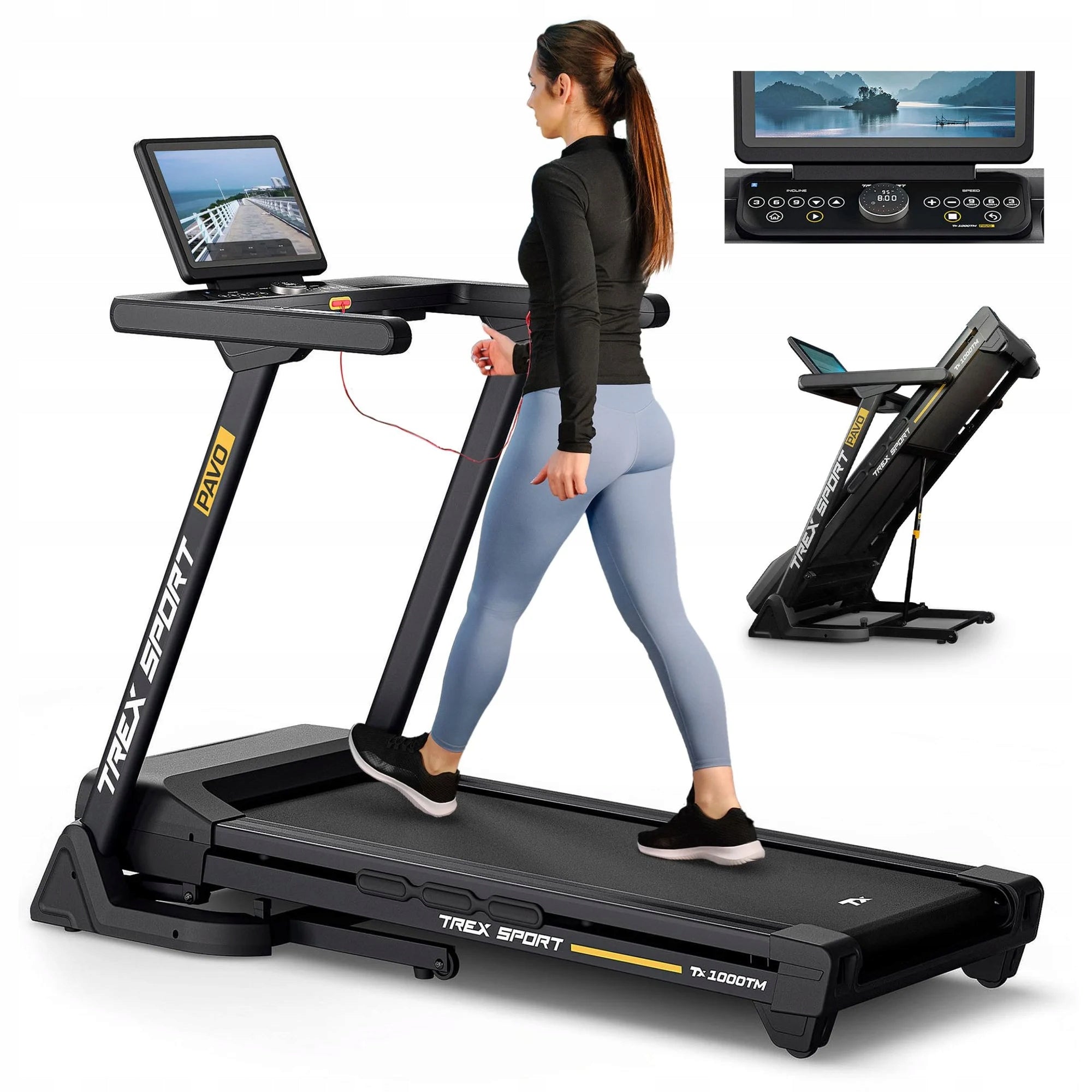 Home Treadmill Electric Folding Angle Adjustable SMART LCD PAVO TREX SPORT