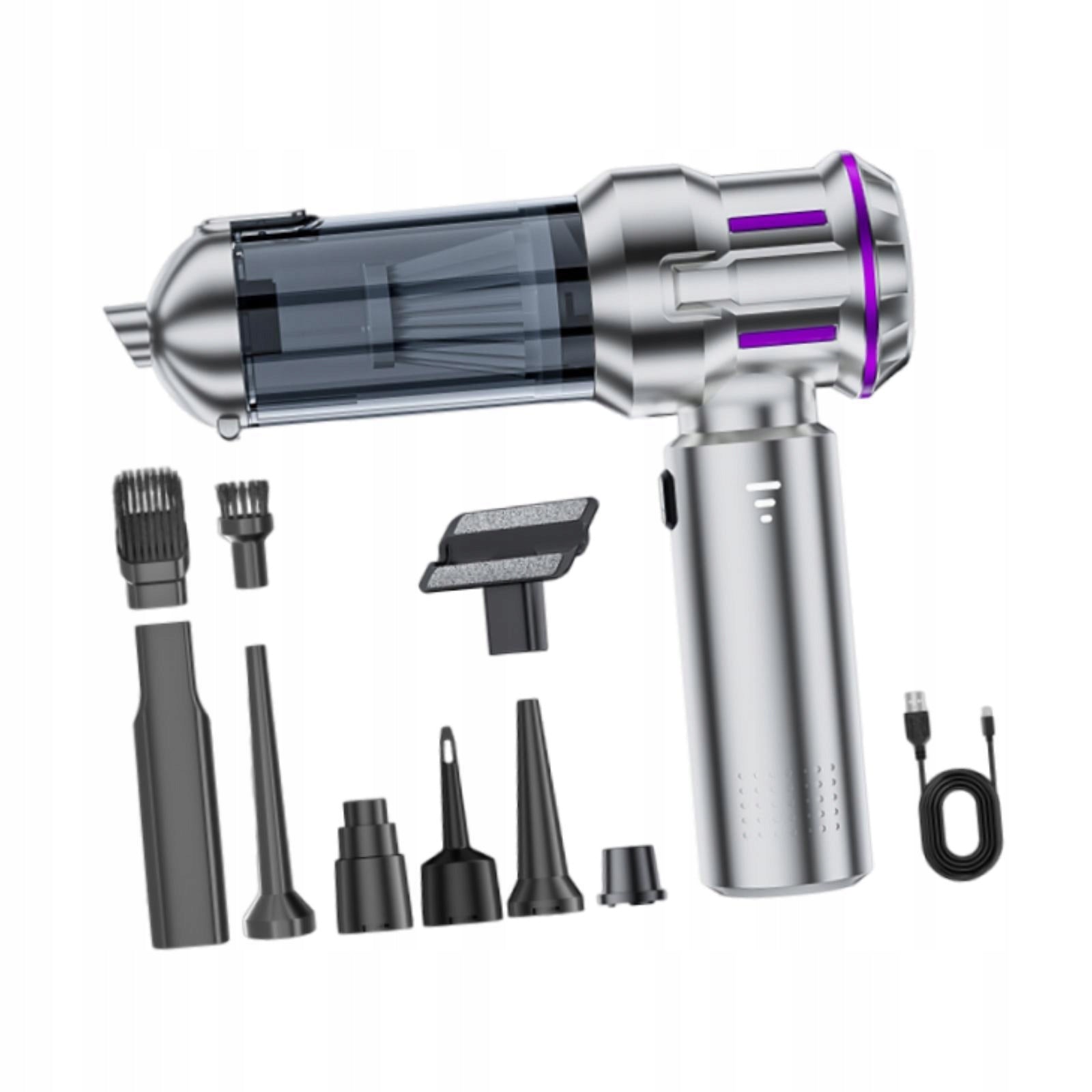 Home Vacuum Cleaner Versatile Compact Lightweight Aluminum Silver Purple Dominant color other