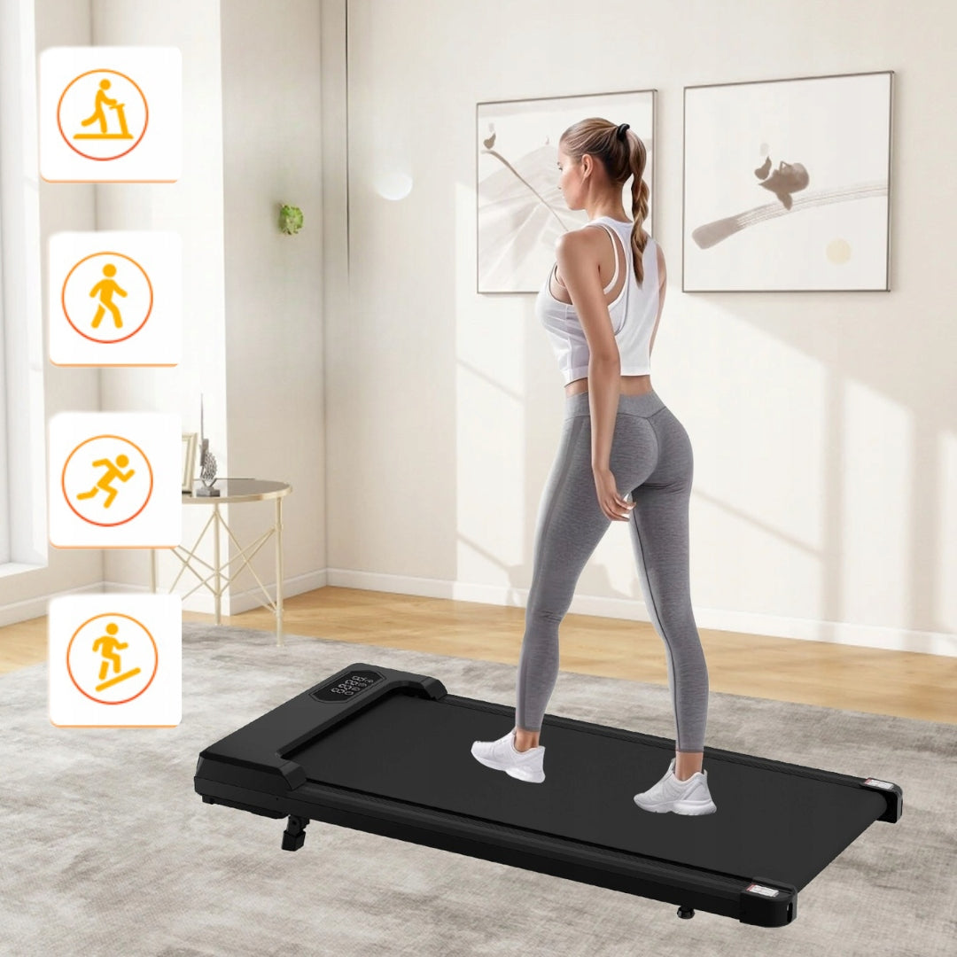 Home electric treadmill 1-8 km/h under the bed LARGE DISPLAY Manufacturer code B028