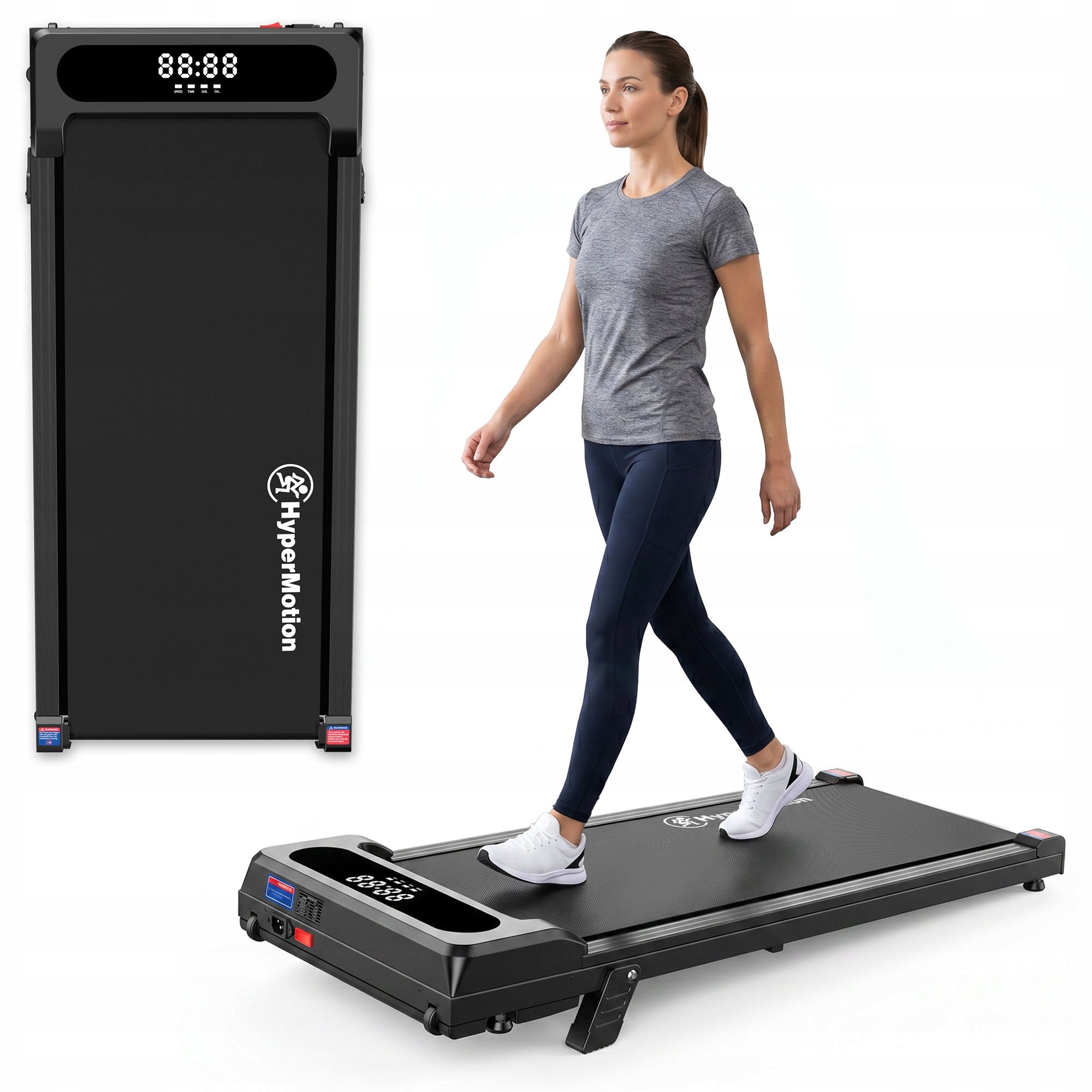 Home electric treadmill for walking, under the desk – HyperMotion Walkpad