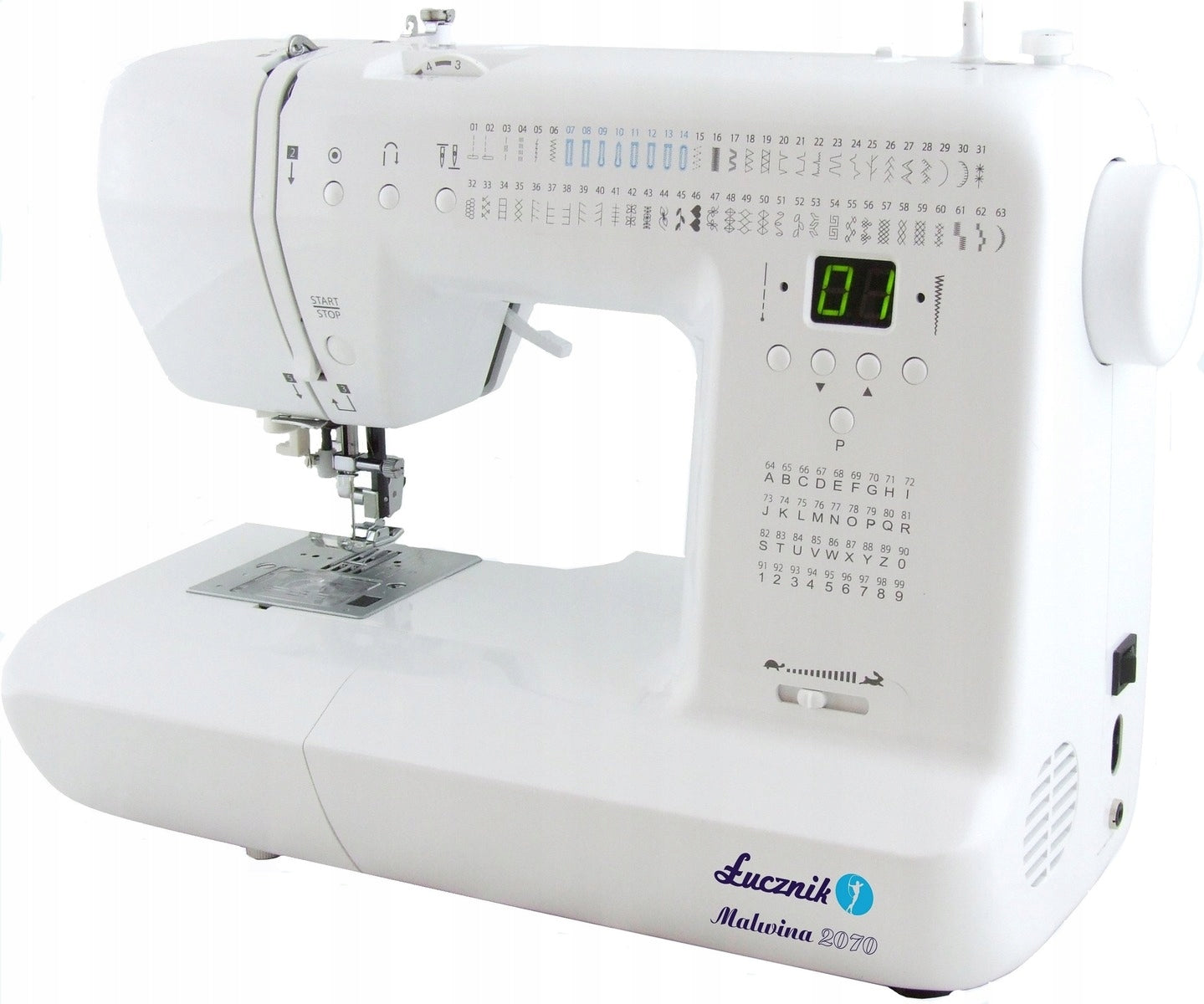 Home sewing machine 99 programs Łucznik Malwina 2070 Brand Łucznik