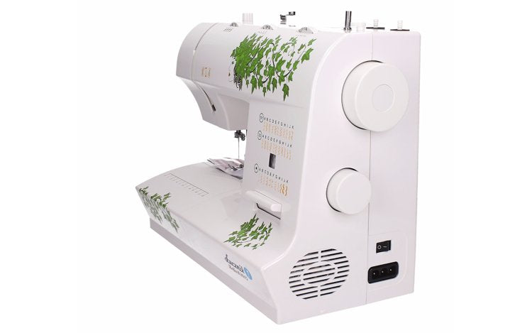 Home sewing machine mechanical 35 stitches Łucznik 2015 Zofia II Dominant color white