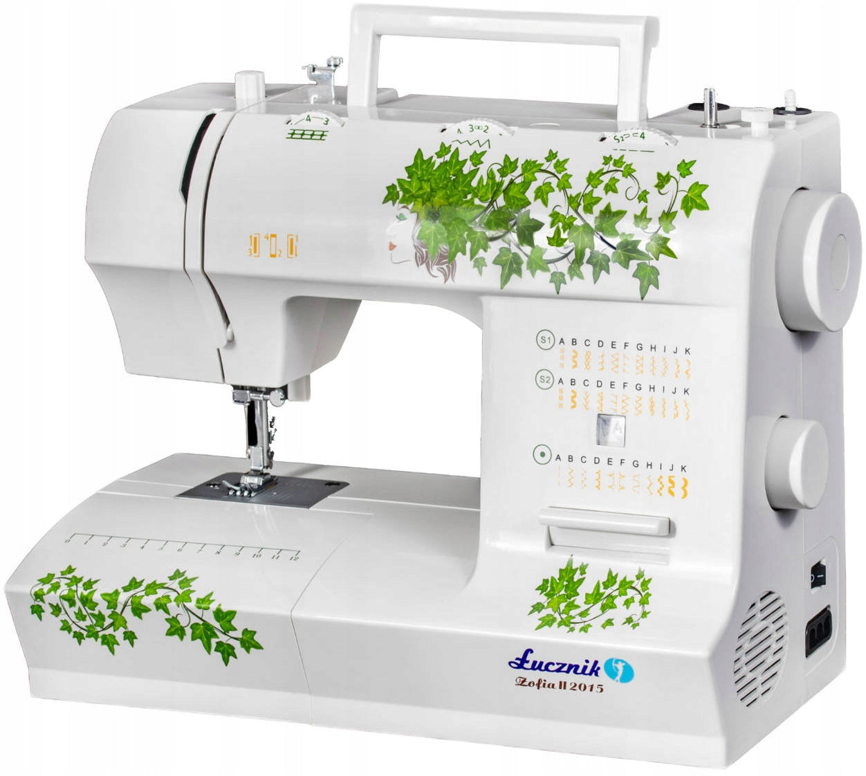 Home sewing machine mechanical 35 stitches Łucznik 2015 Zofia II Manufacturer code Zofia II 2015