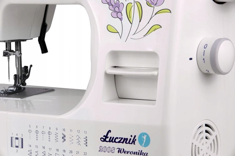 Home sewing machine mechanical ŁUCZNIK 2008 WERONIKA II 22 programs Number of stitches 22