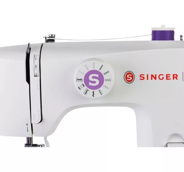 Home sewing machine mechanical easy to use strong Singer M1605 Dominant color white