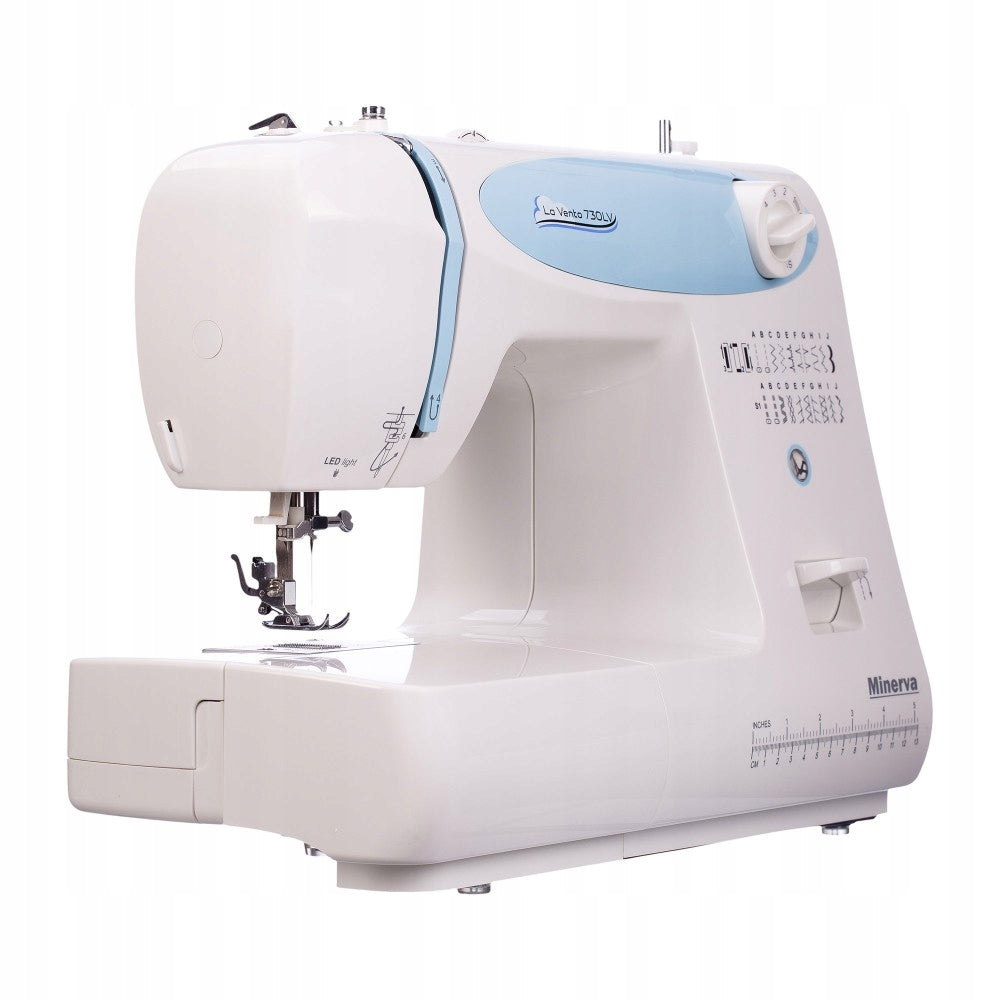 Home sewing machine mechanical strong 19 stitches Minerva LaVento 730LV Manufacturer code Minerva La Vento 730lv