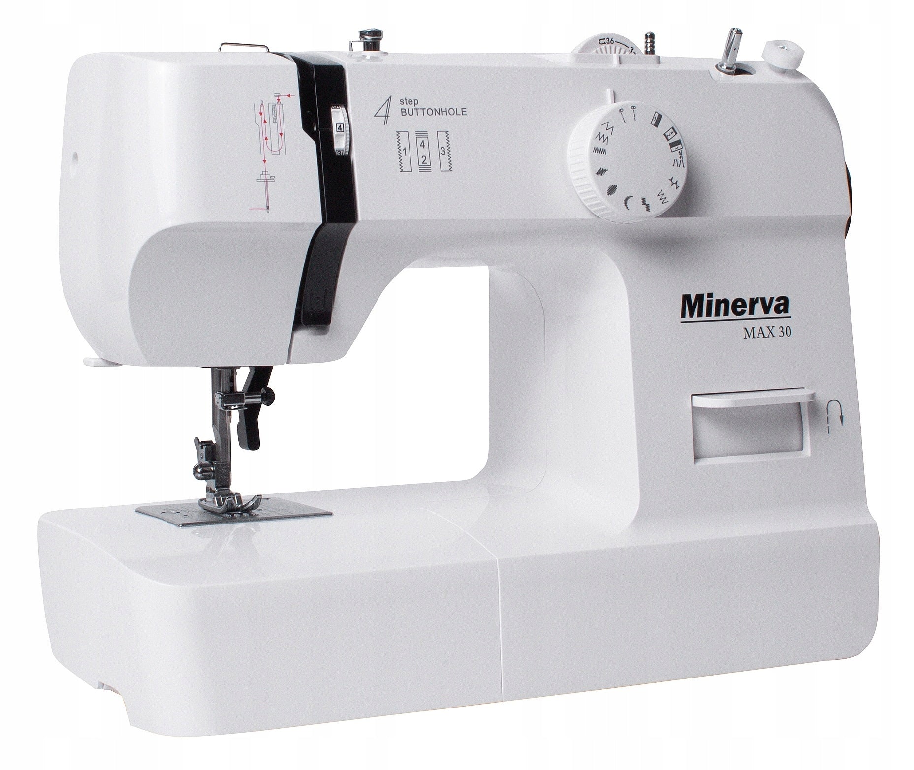 Home sewing machine mechanical strong Minerva MAX30 for beginners Brand Minerva