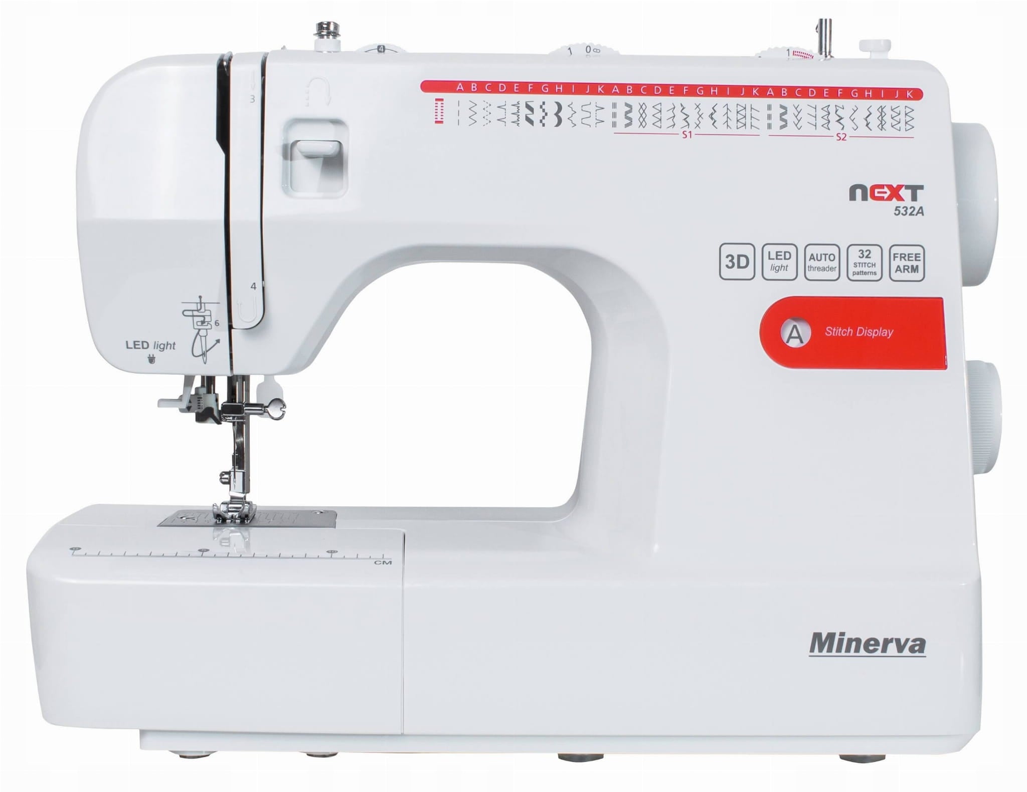 Home sewing machine mechanical strong Minerva Next 532A Manufacturer code NEXT 532A