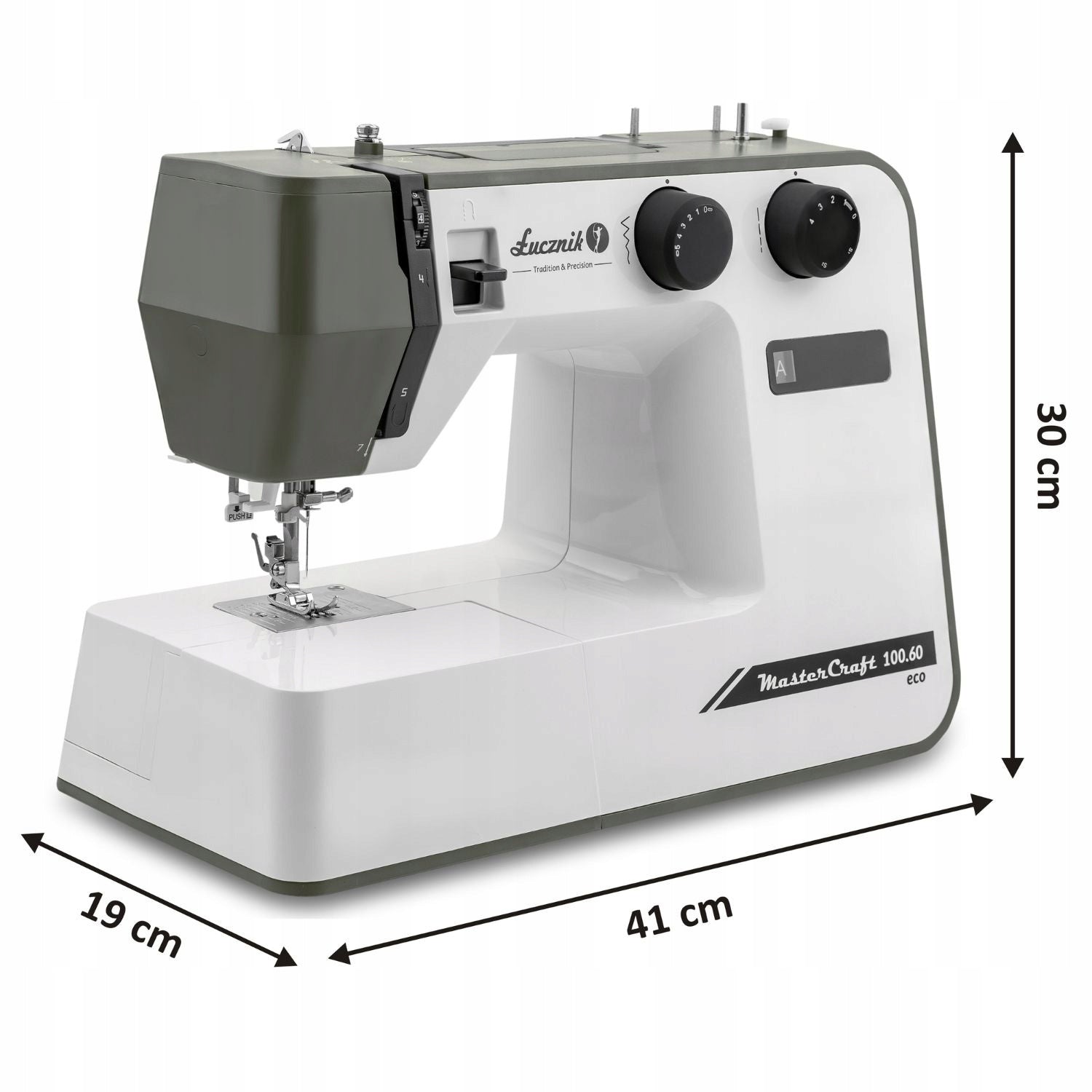 Home sewing machine metal body Łucznik Master Craft 100.60 eco Model MasterCraft 100.60 eco
