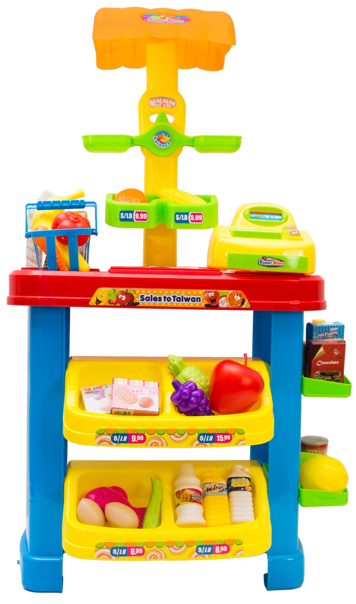 Home supermarket, cash register, price reader, weight, shop Brand Kathay-Haster