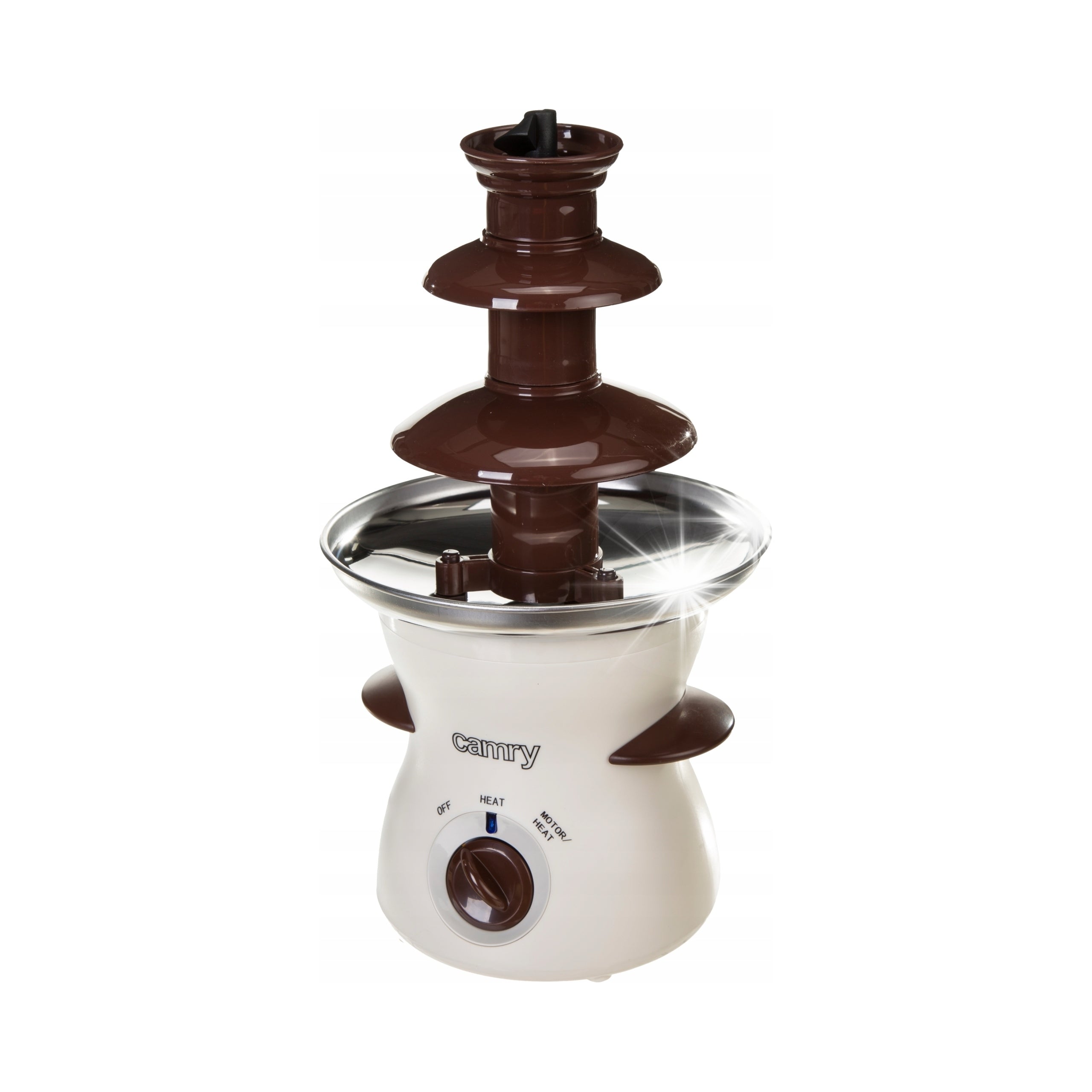 Homemade Chocolate Fountain 3 Levels Floor For Fondue Chocolate 190W Tower