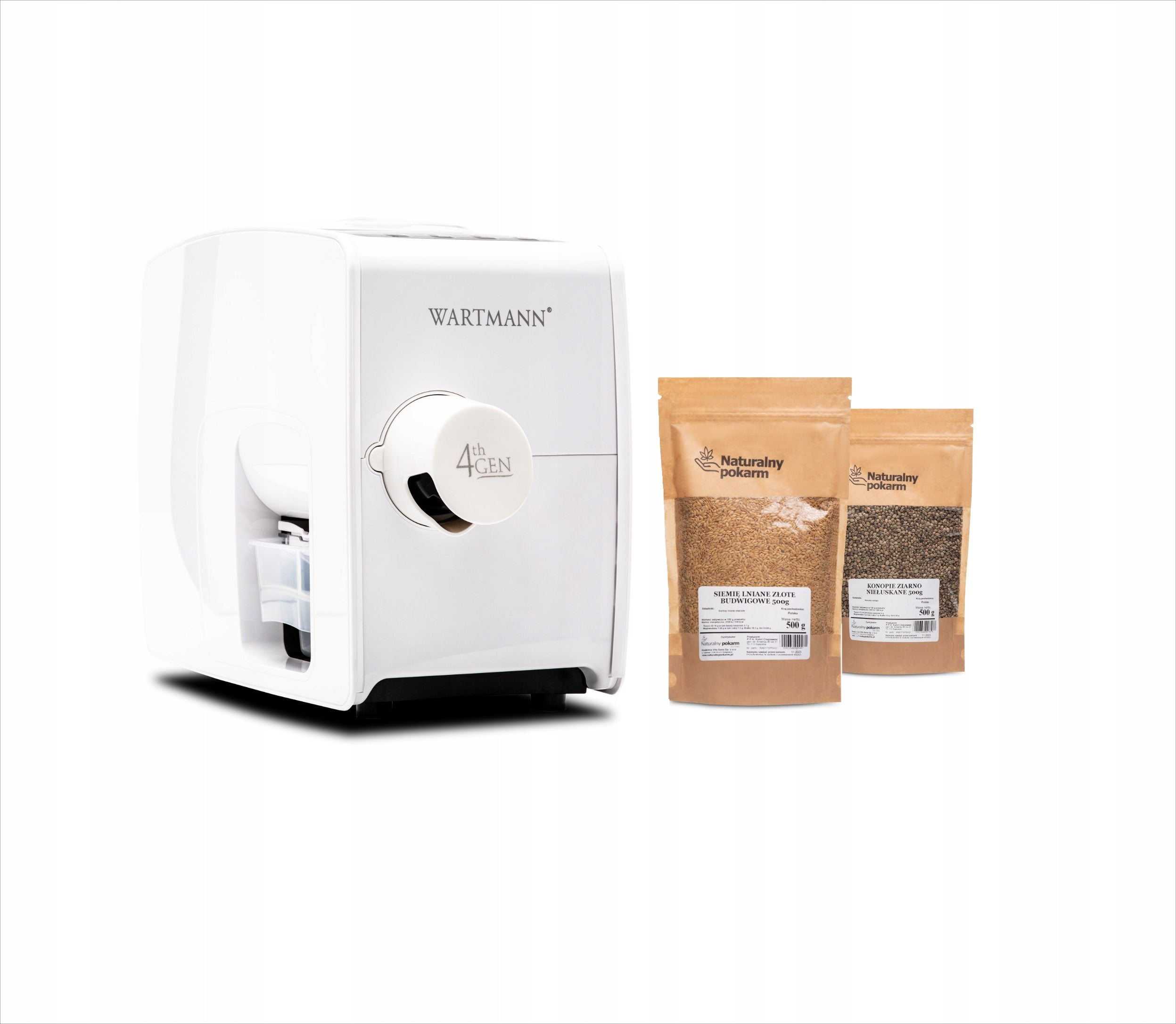 Homemade Oil Press Wartmann IV generation 510W + grains and ebook FREEBIE