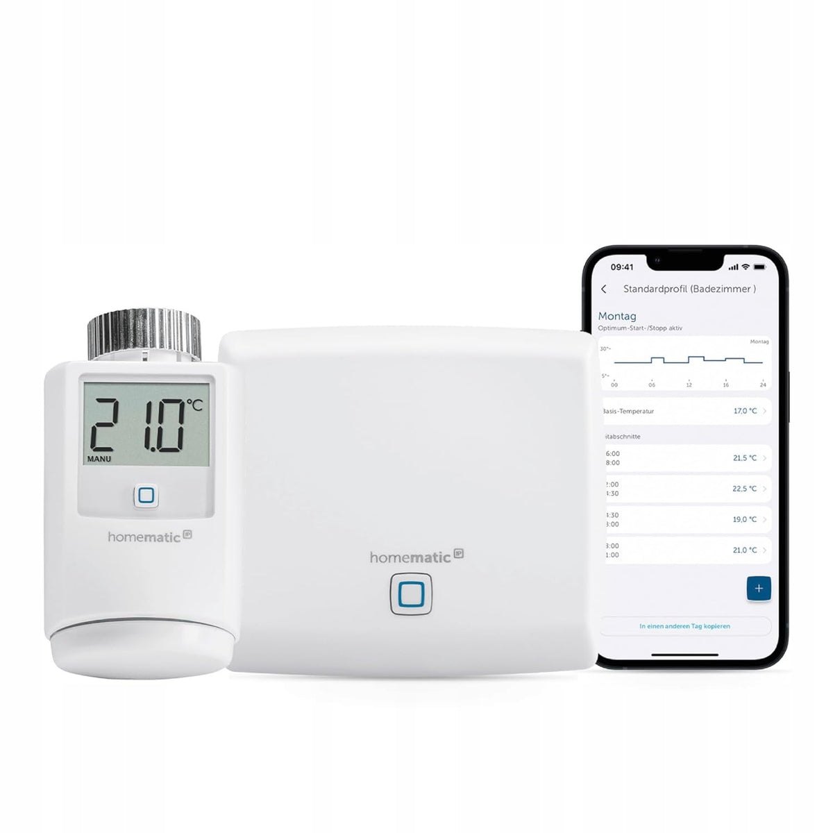 Homematic IP Smart Home 158095A1 basic starter kit for heating
