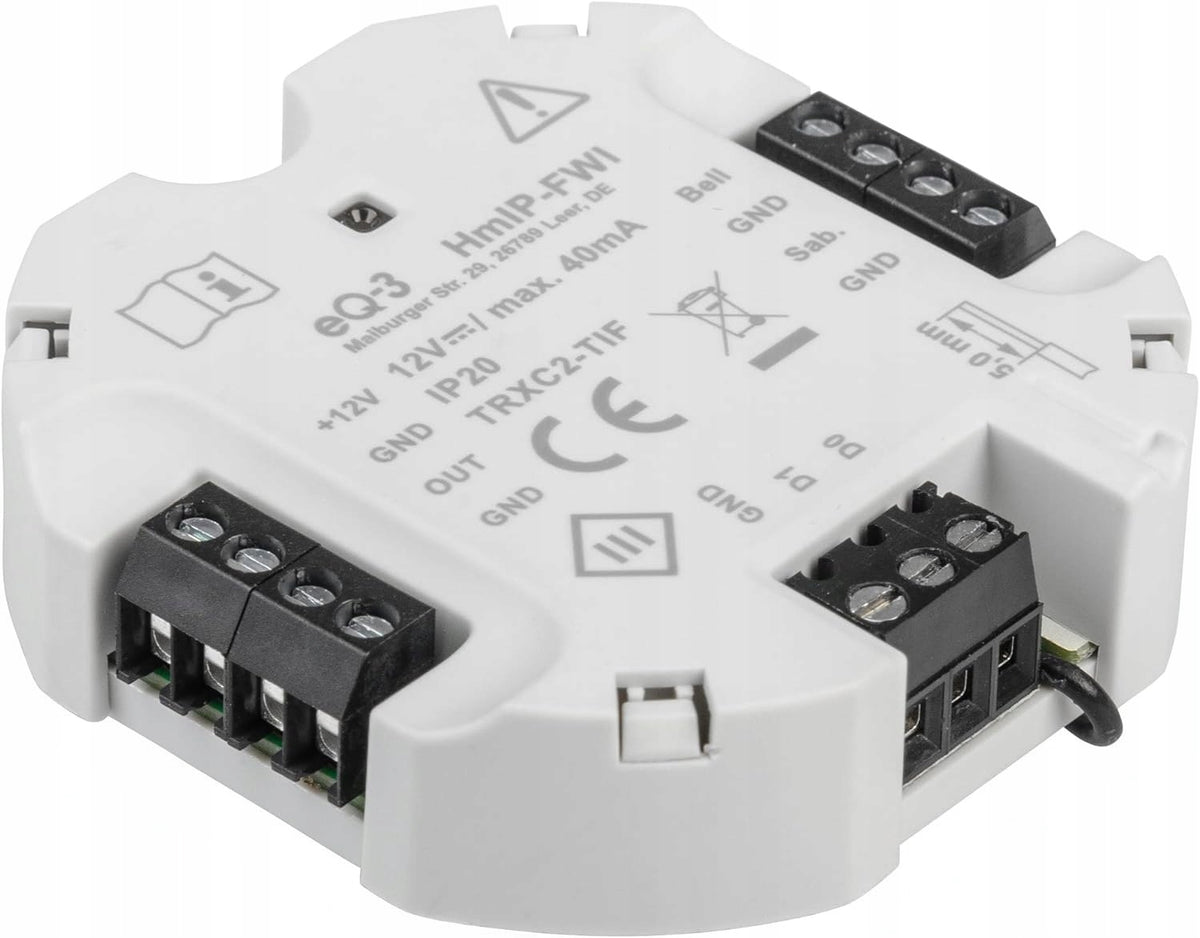 Homematic eQ-3 155182A0 HmIP-FWI Wiegand Interface for Smart Home EAN (GTIN) 4047976551828
