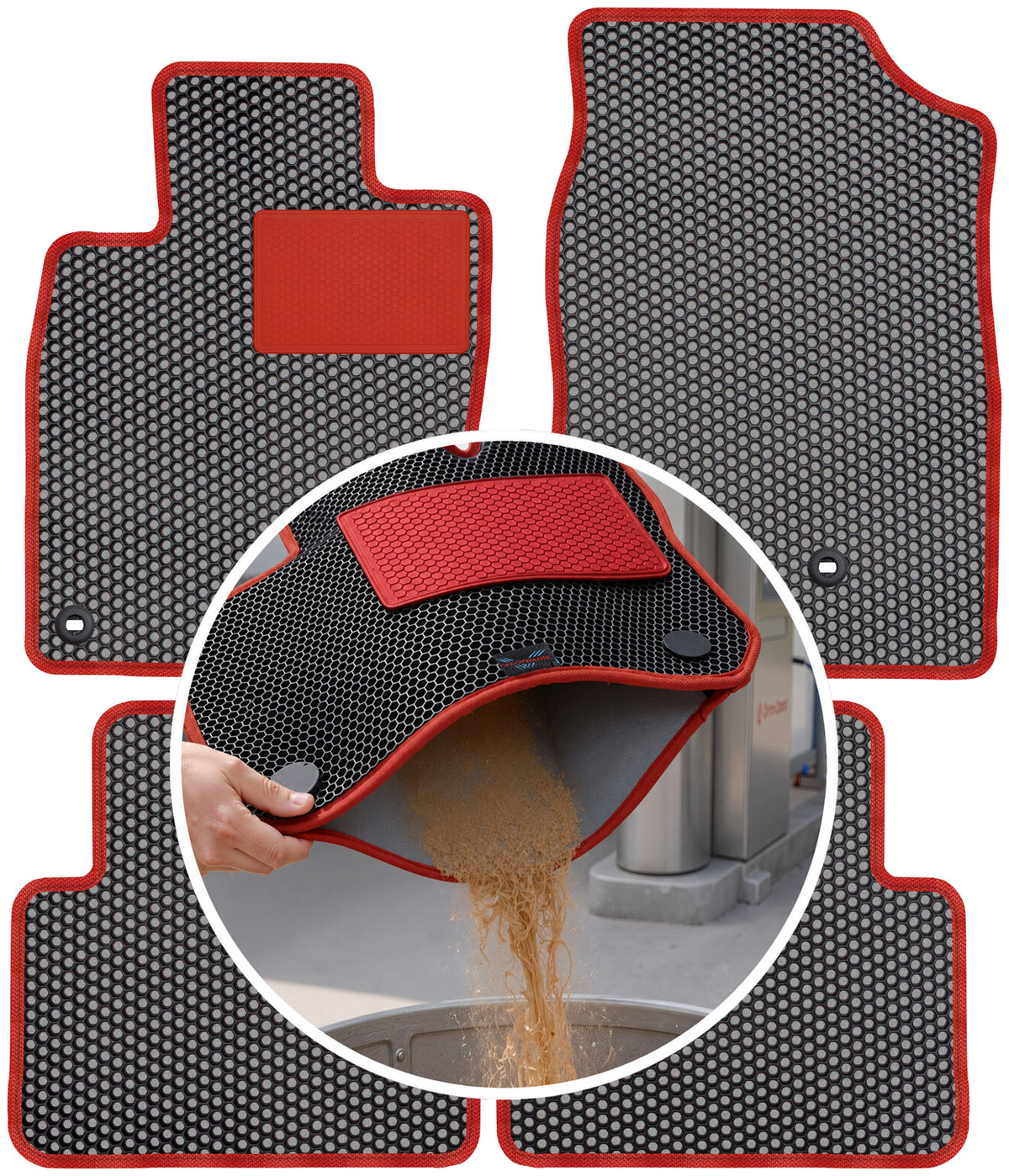 Honda Civic X HB 2017-2022 EVA SMART POCKET Rugs Packaging status original