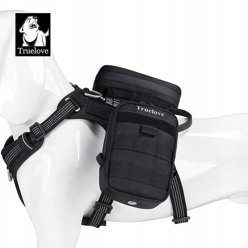 Hook-and-loop pouch for harness Truelove V1 black Manufacturer code TL-SA-V1-CZA