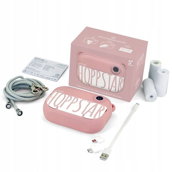 Hoppstar Kids Camera with Artist Blush Printer Color pink