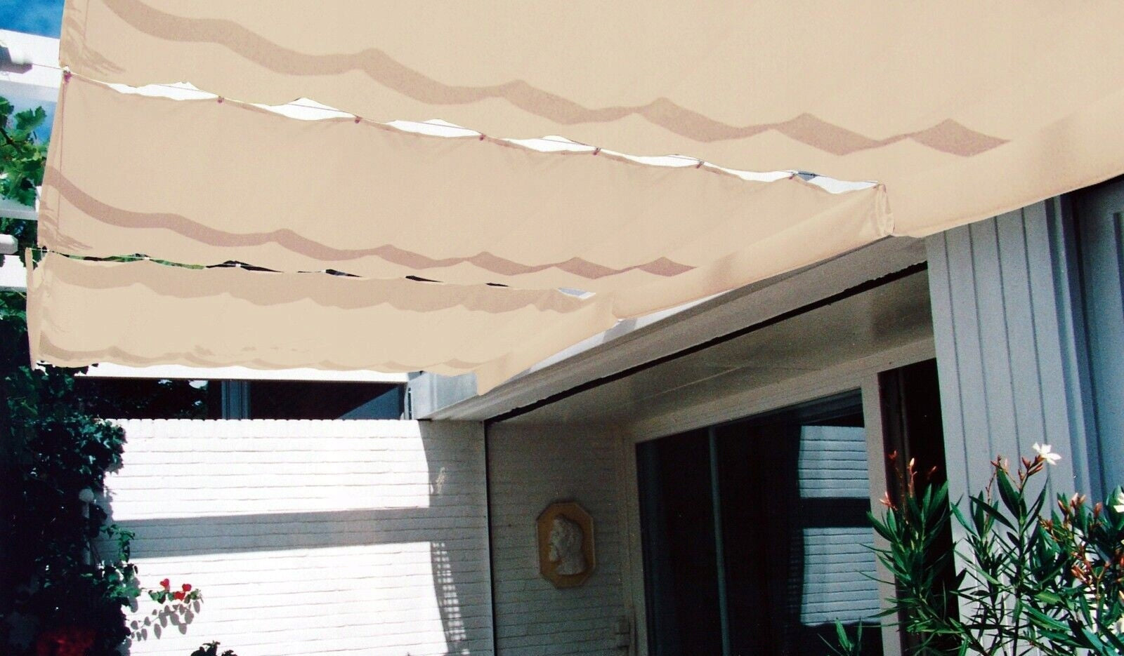 Horizontal garden awning for the terrace, retractable Roman roof, 3.5 m - made to measure EAN (GTIN) 5905108032357