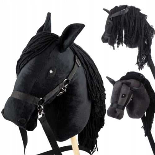 Horse on stick Skippi Hobby Horse Black Brand Skippi