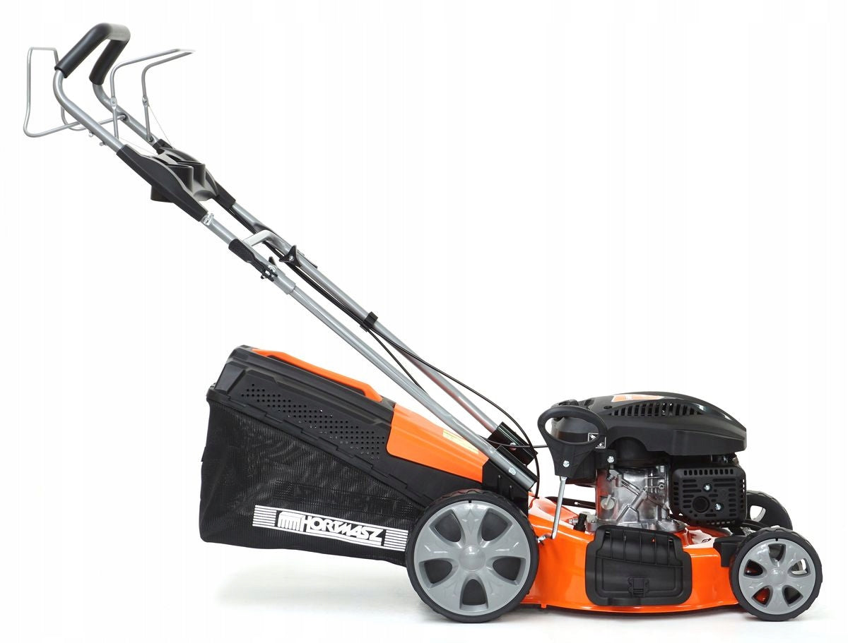 Hortmasz diesel mower with drive / 46 cm, 161 cm3, 4in1, cast iron sleeve Packaging status original