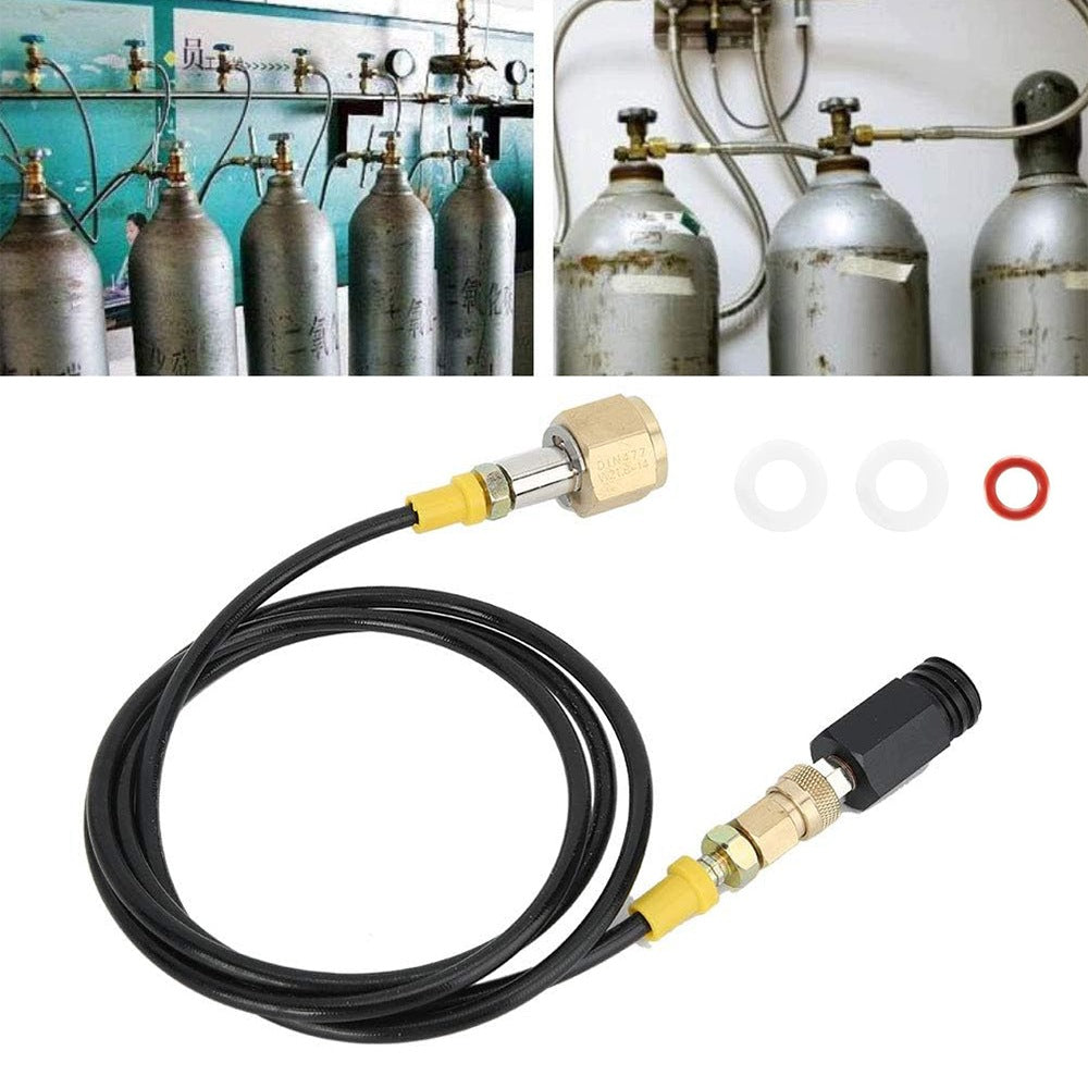 Hose CO2 adapter for SodaStream TR21-4–W21.8 length 1,5 m Certificates of conformity CE