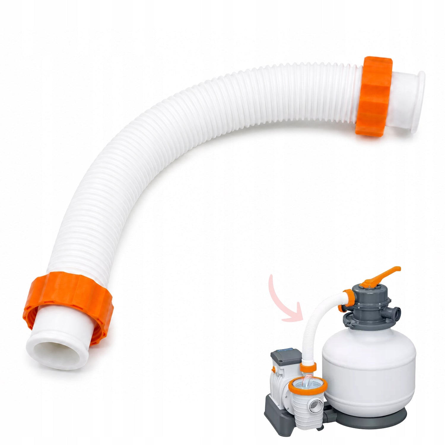 Hose short tube connecting pipe original for sand pump 58497 Bestway
