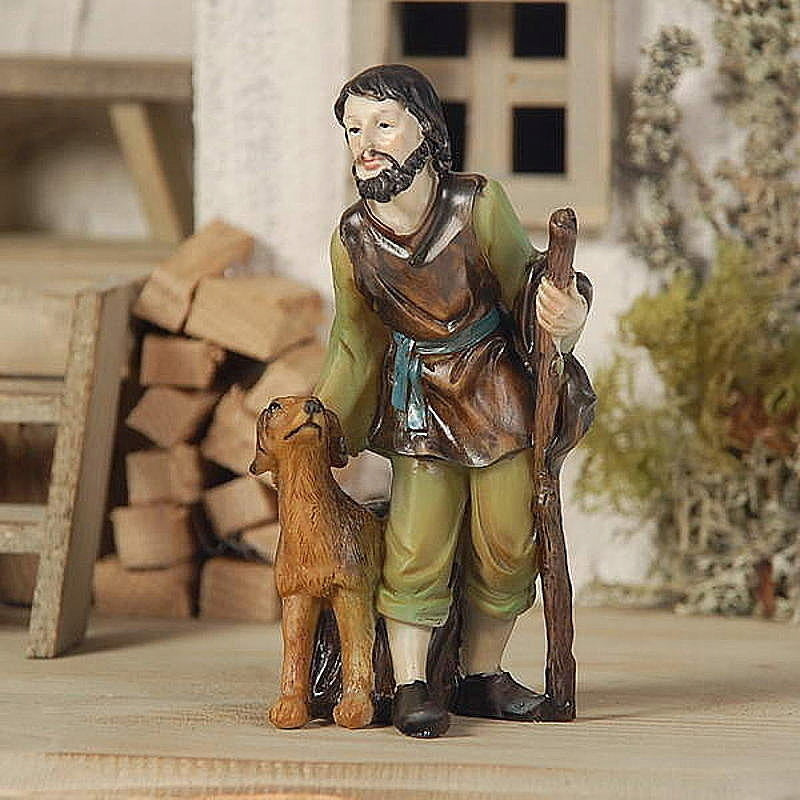 Host with dog - 10.5 cm high for figures 11 cm high Theme character