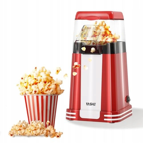 Hot Air Popcorn Machine 1200W Retro YASHE