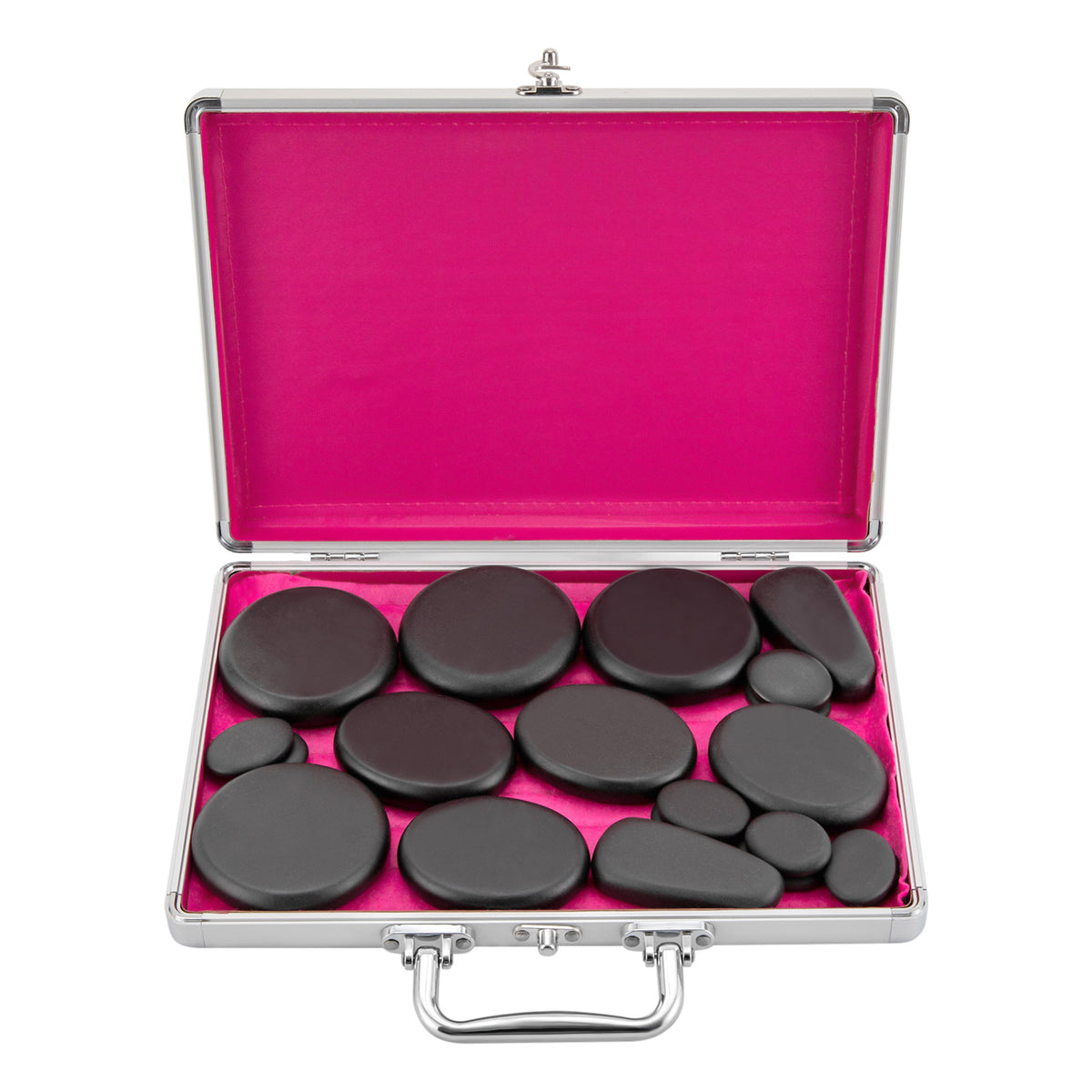 Hot Volcanic Stone Massage Set 18 Stones Spa Home Therapy