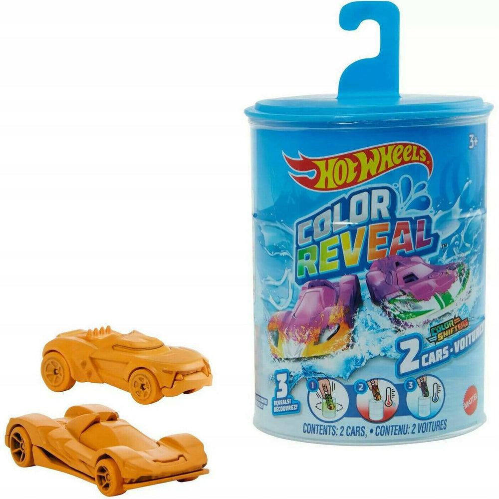 Hot Wheels Color Reveal 2-Pack Color Changing in Water