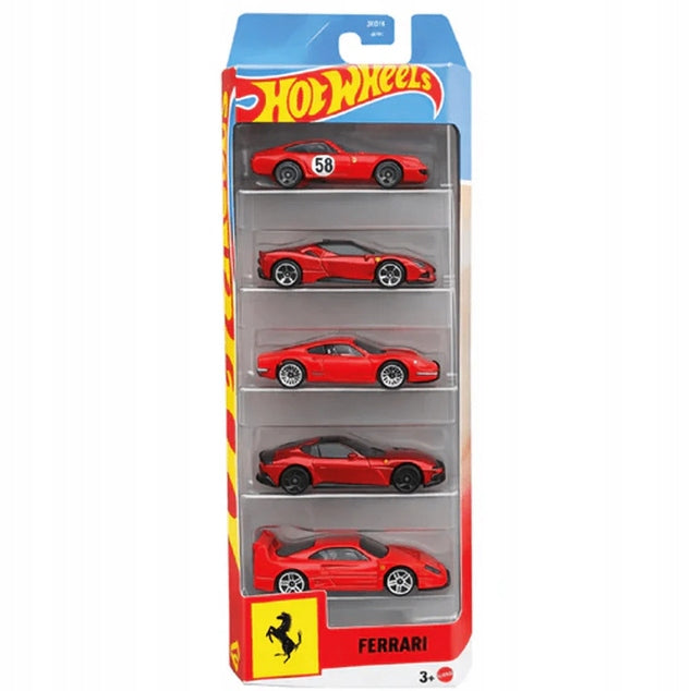 Hot Wheels Ferrari 5-Pack JLN12