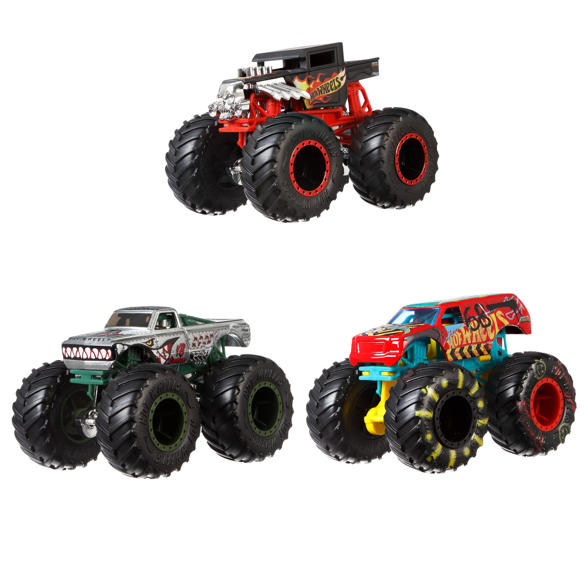 Hot Wheels Monster Trucks s angličákem Length 19 cm