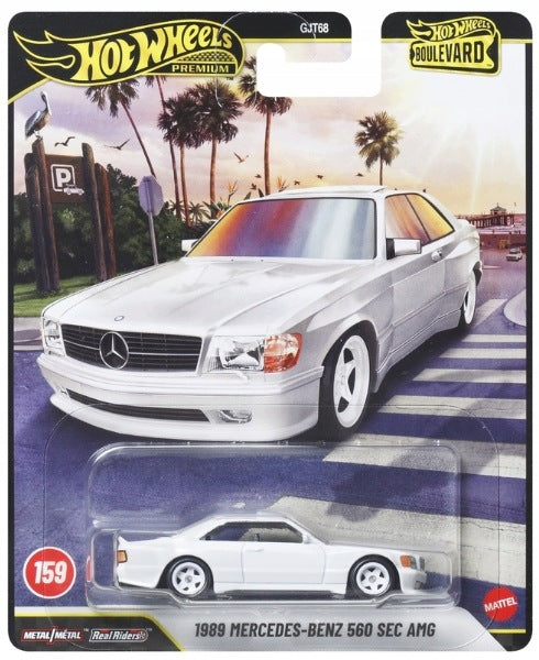 Hot Wheels Premium 1989 Mercedes-Benz 560 SEC AMG Boulevard (#159)