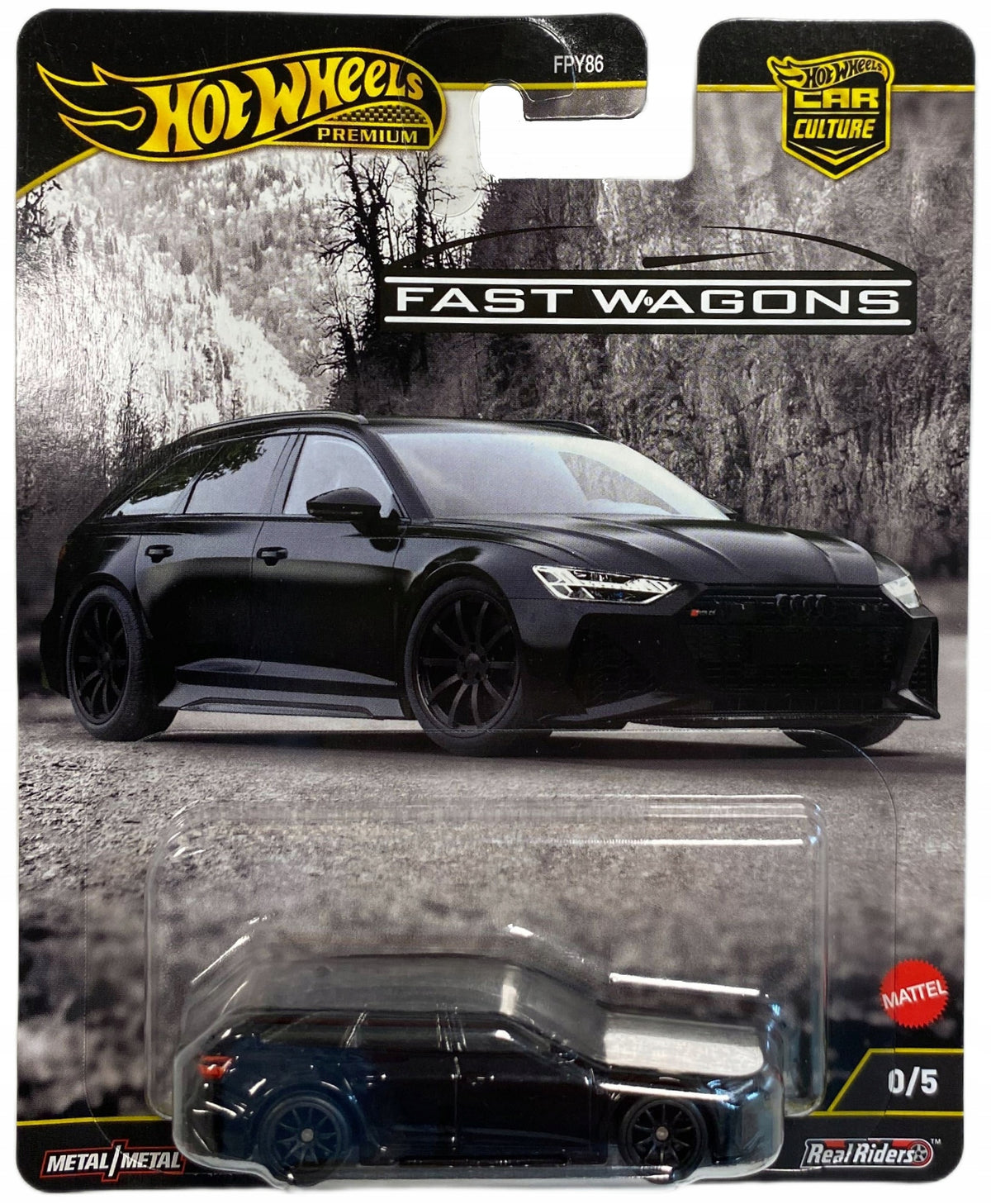 Hot Wheels Premium AUDI RS 6 AVANT 0/5 CHASE + PROTECTOR Manufacturer code JBK71