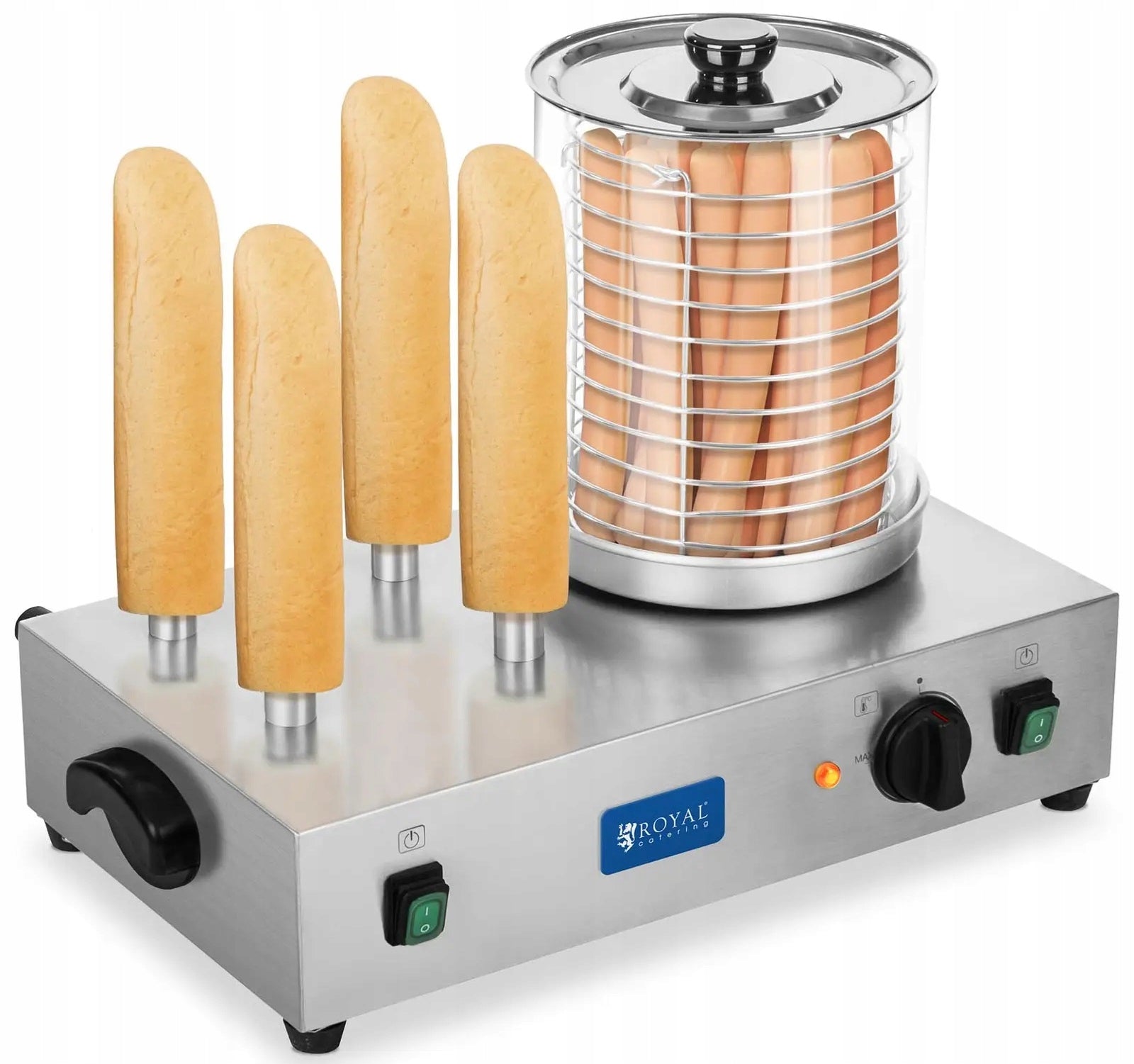 Hot dog heater bolce for rolls Royal Catering RCHW-2300 10010161