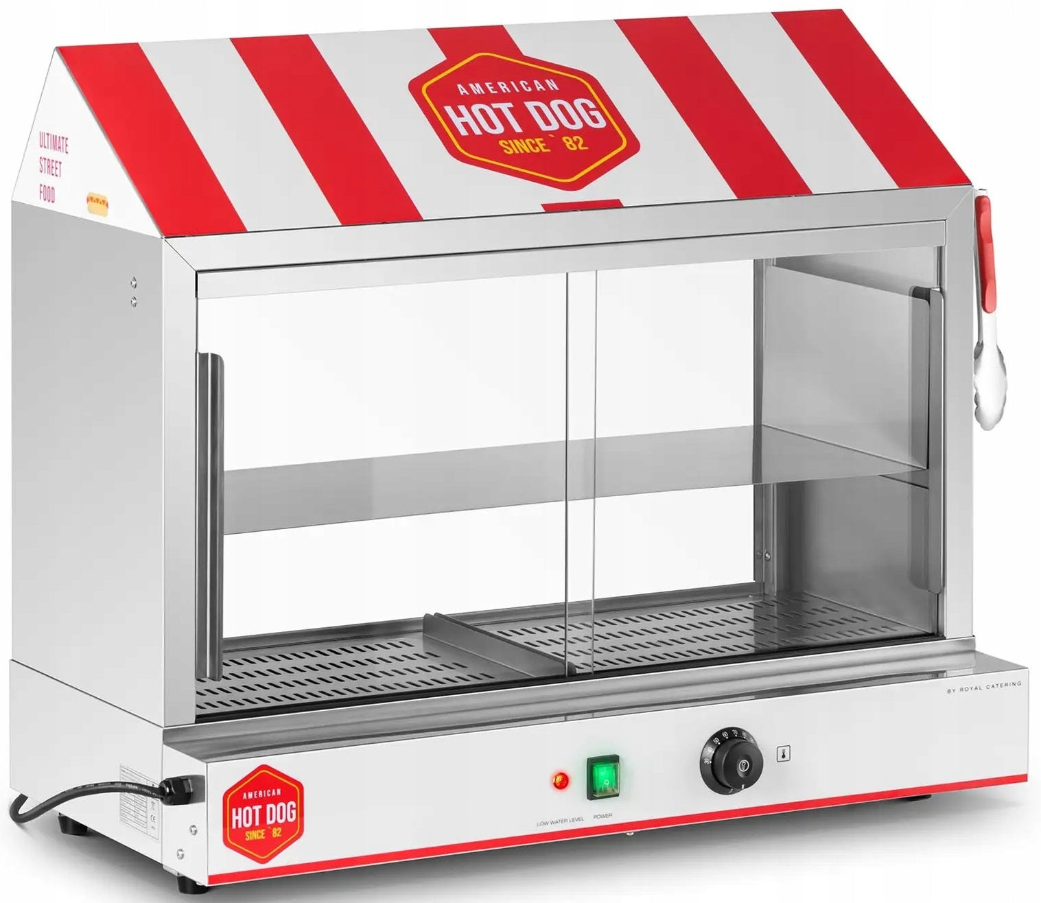 Hot dog warmer 300 sausages / 100 rolls ROYAL CATERING RCHW 2500H