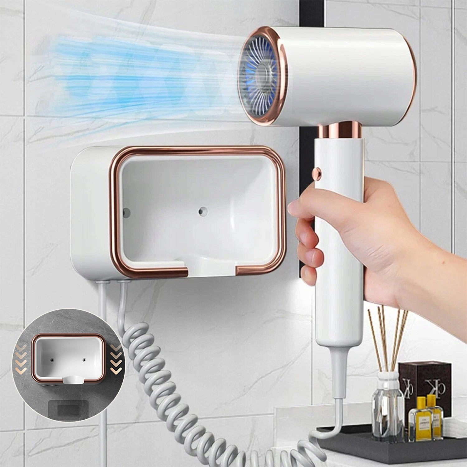 Hotel Hair Dryer Strong Concentrator 2000W Wall Mounted Manufacturer code SYUJH5SZ