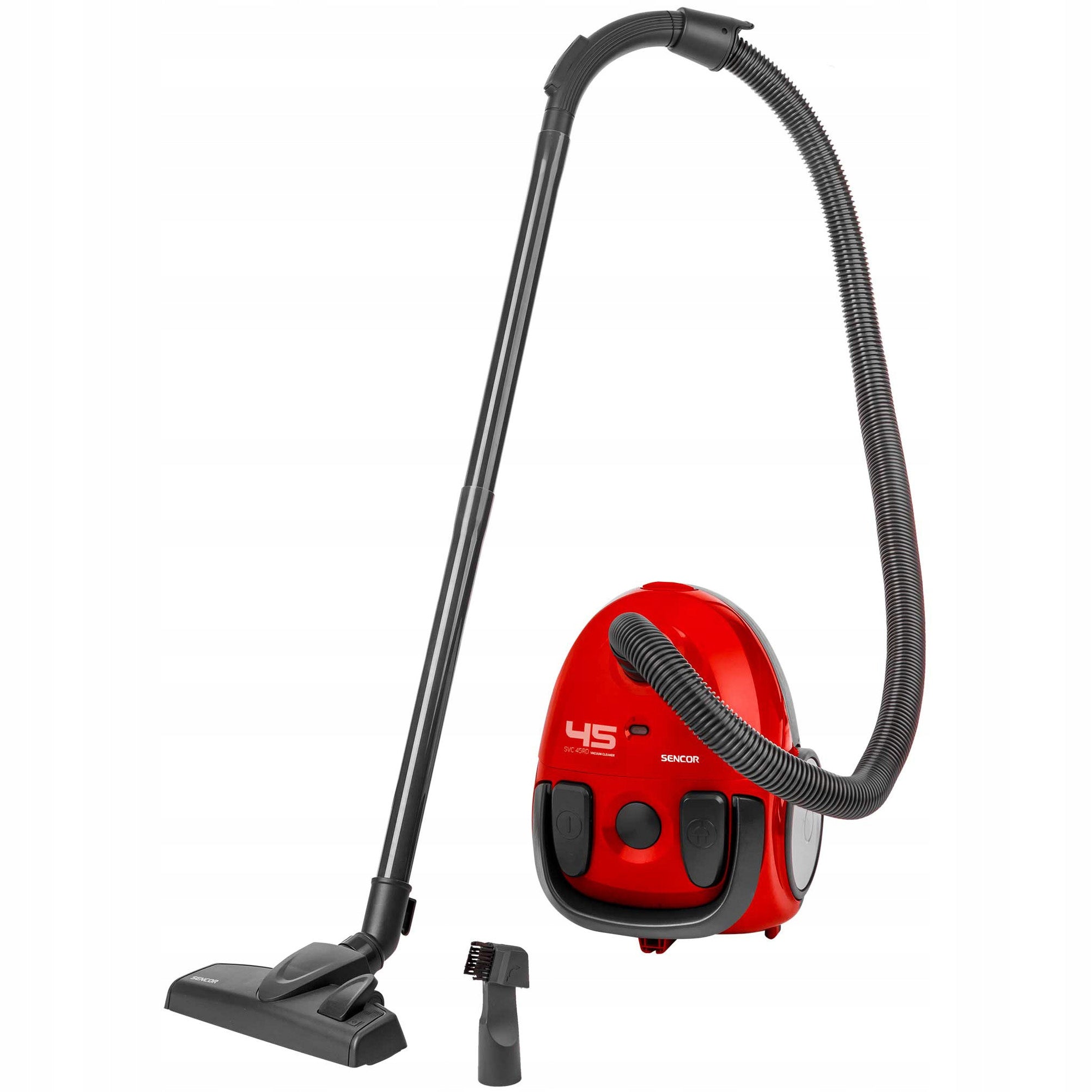 Household bagged vacuum cleaner Sencor SVC45RD-EUE3 5m small LIGHT 850W Manufacturer code SVC 45RD - EUE3